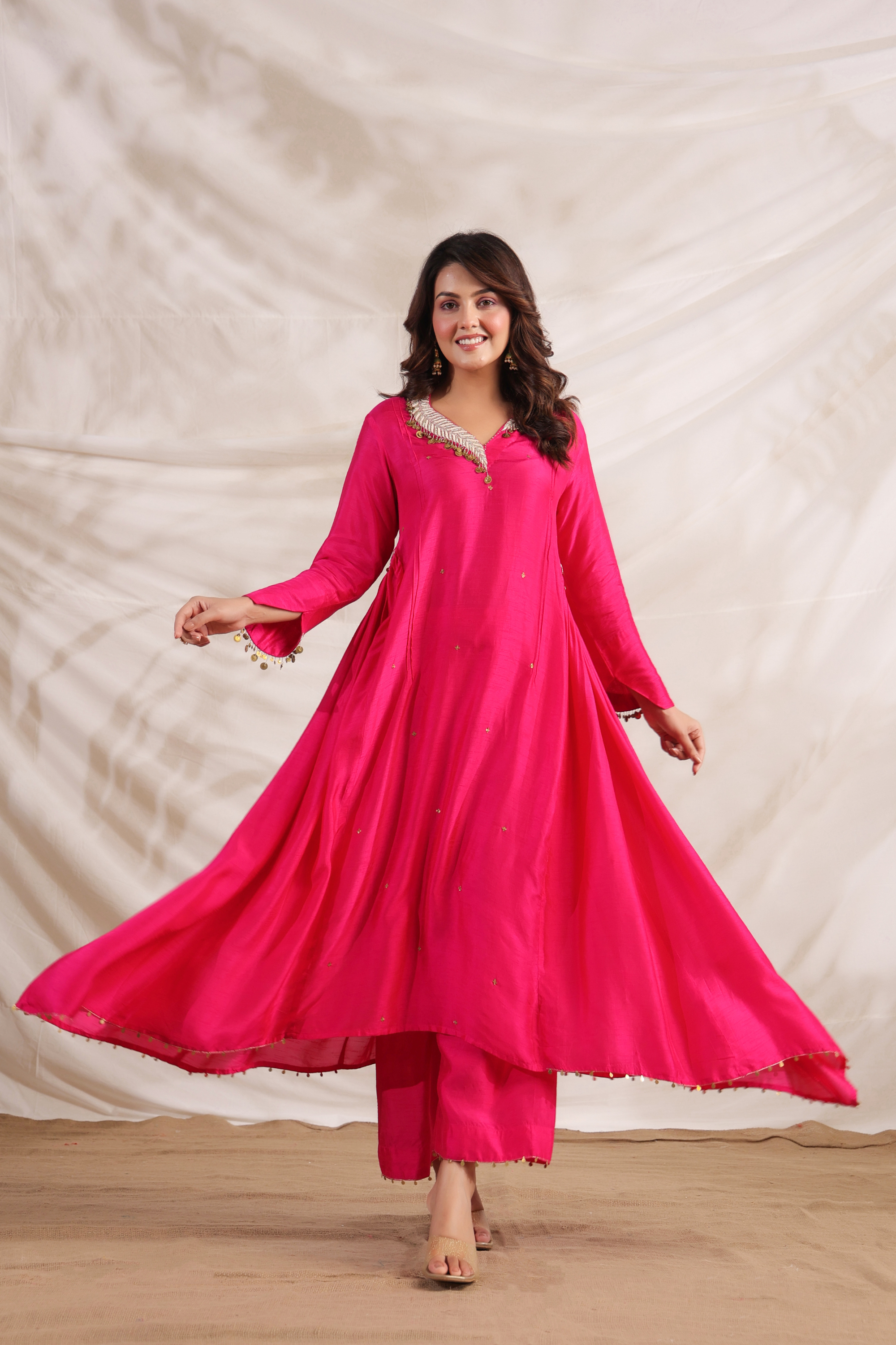 Pankh Anarkali Embroidered Kurta Set