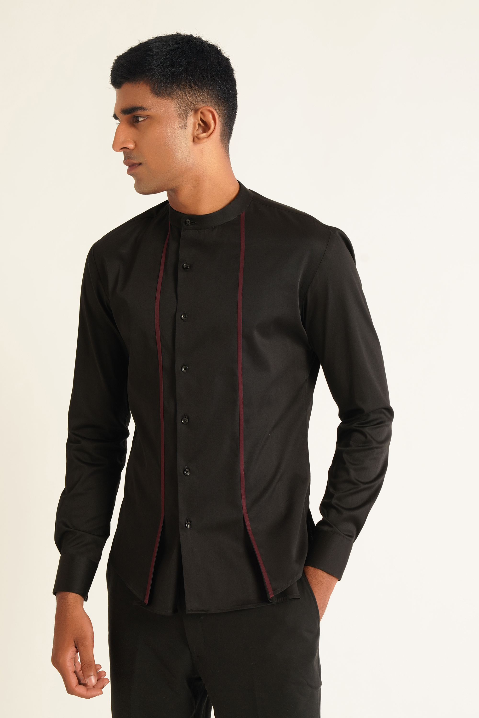 Off Centre Placket Shirt