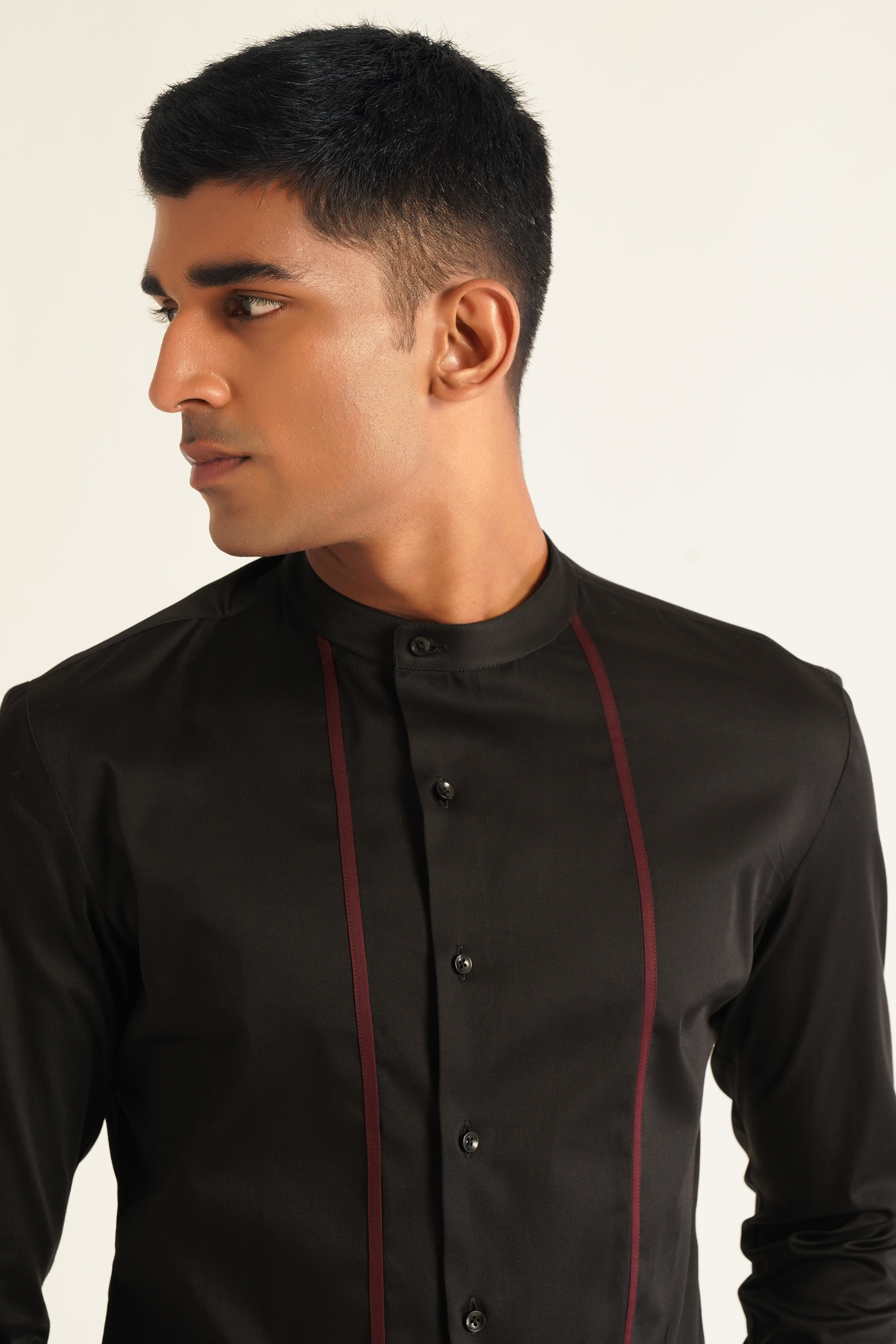 Off Centre Placket Shirt