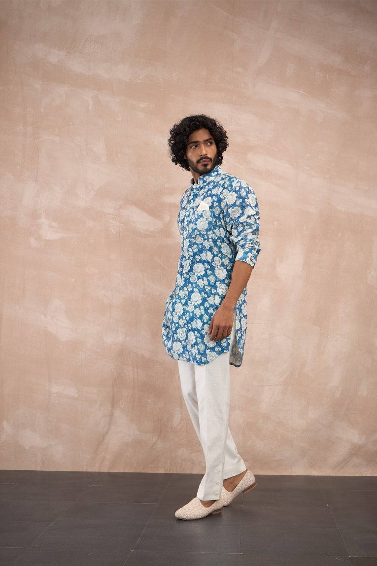 Cobalt Blue Kurta Set