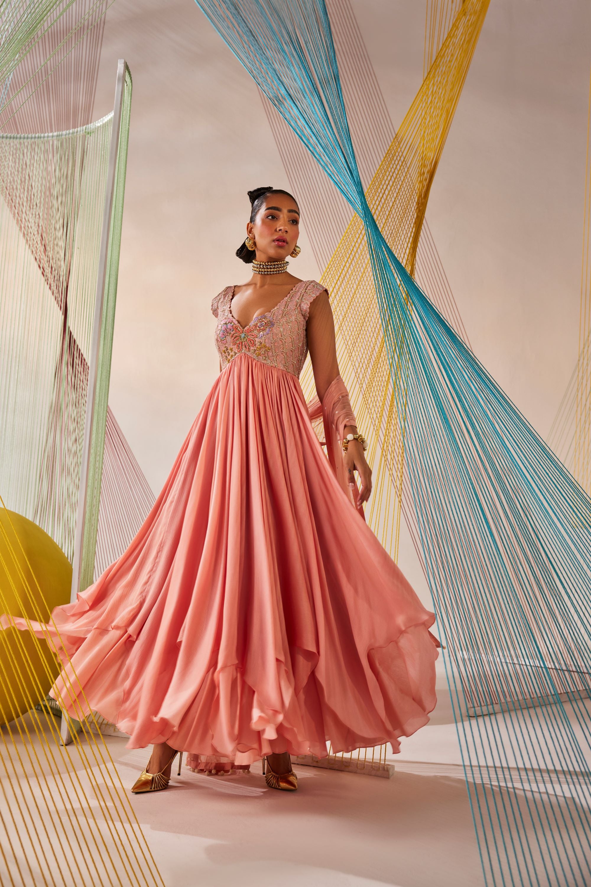 Myra Anarkali Set