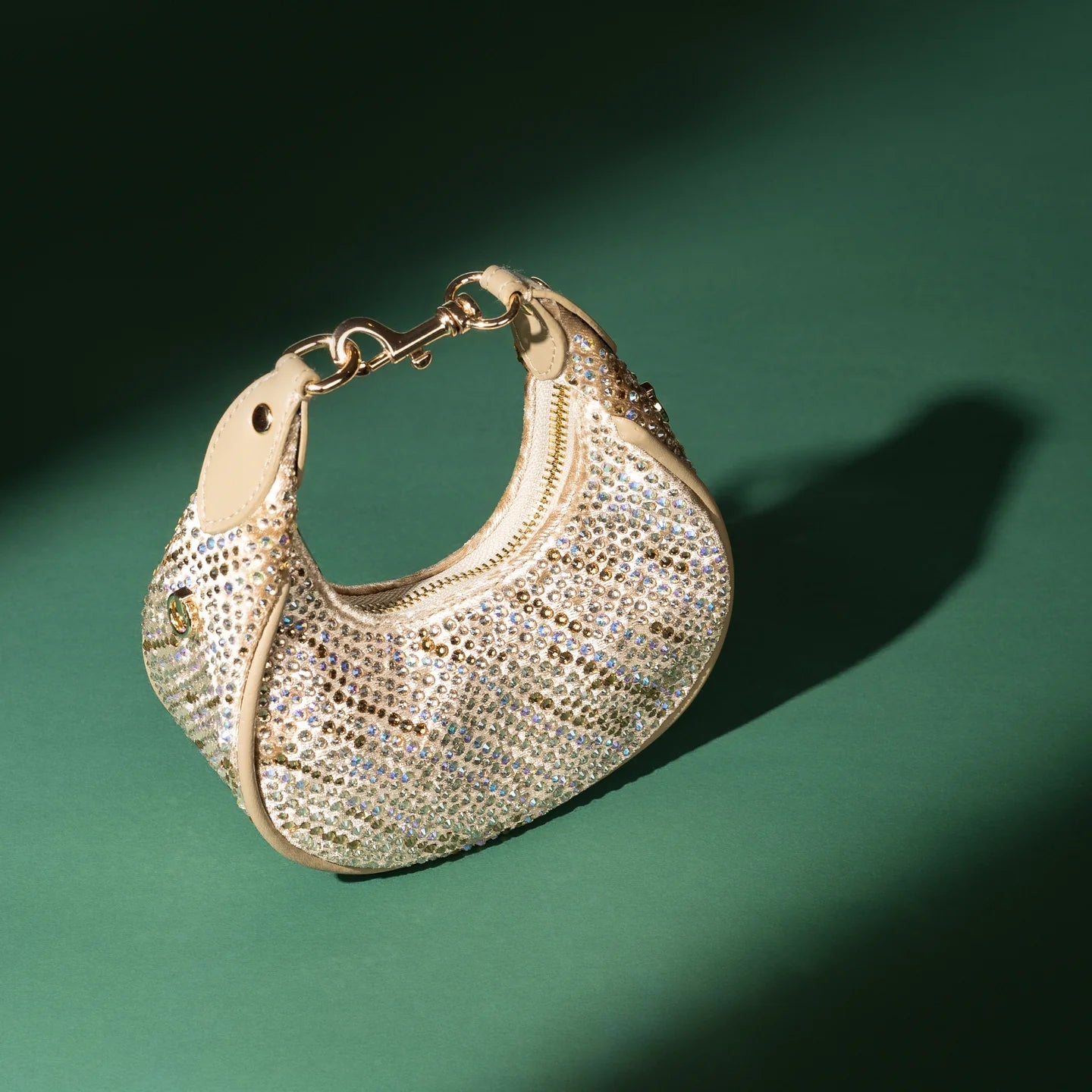 Emily Gold Moon Bag