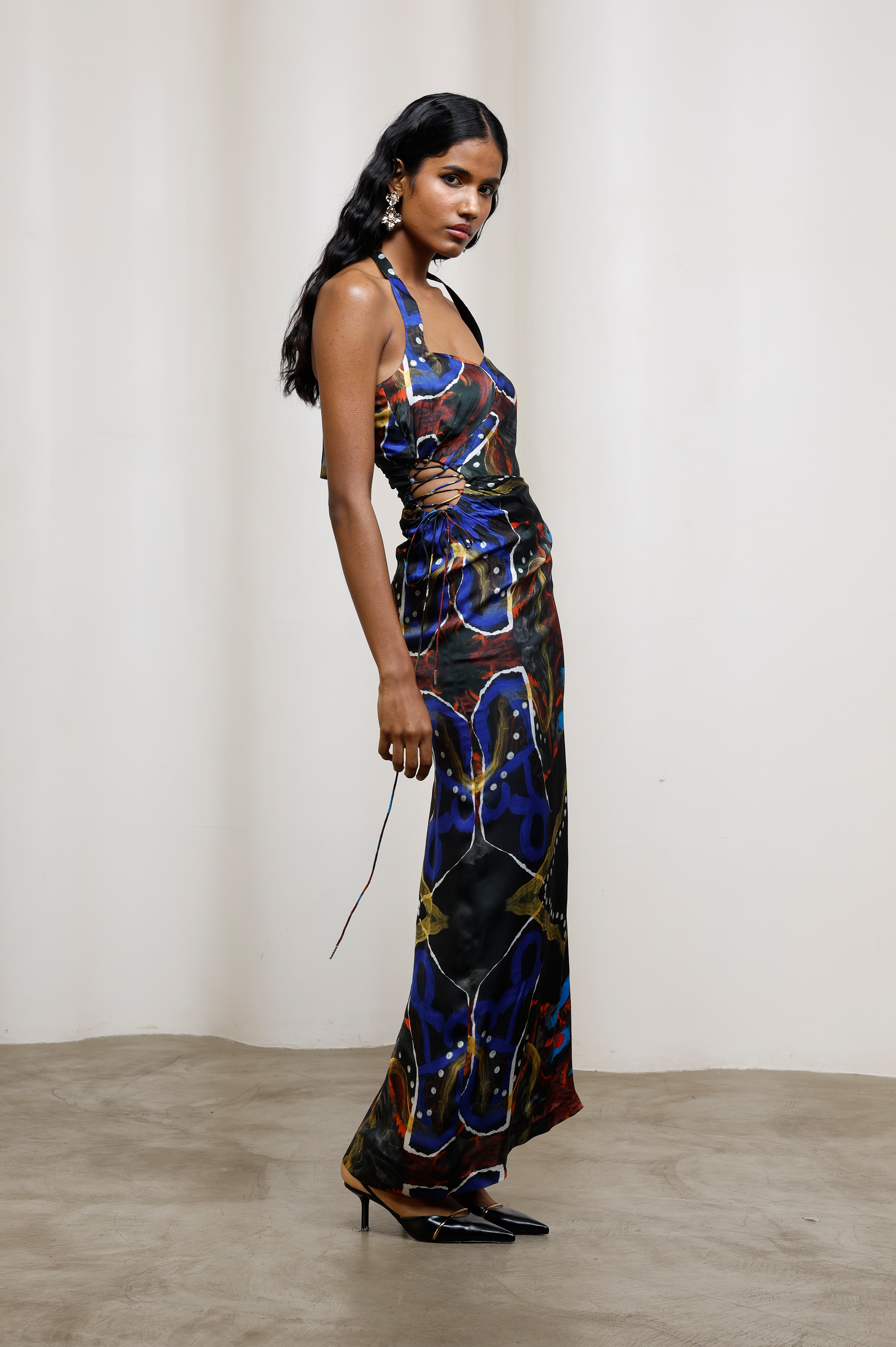 Saeri Tie-up Dress