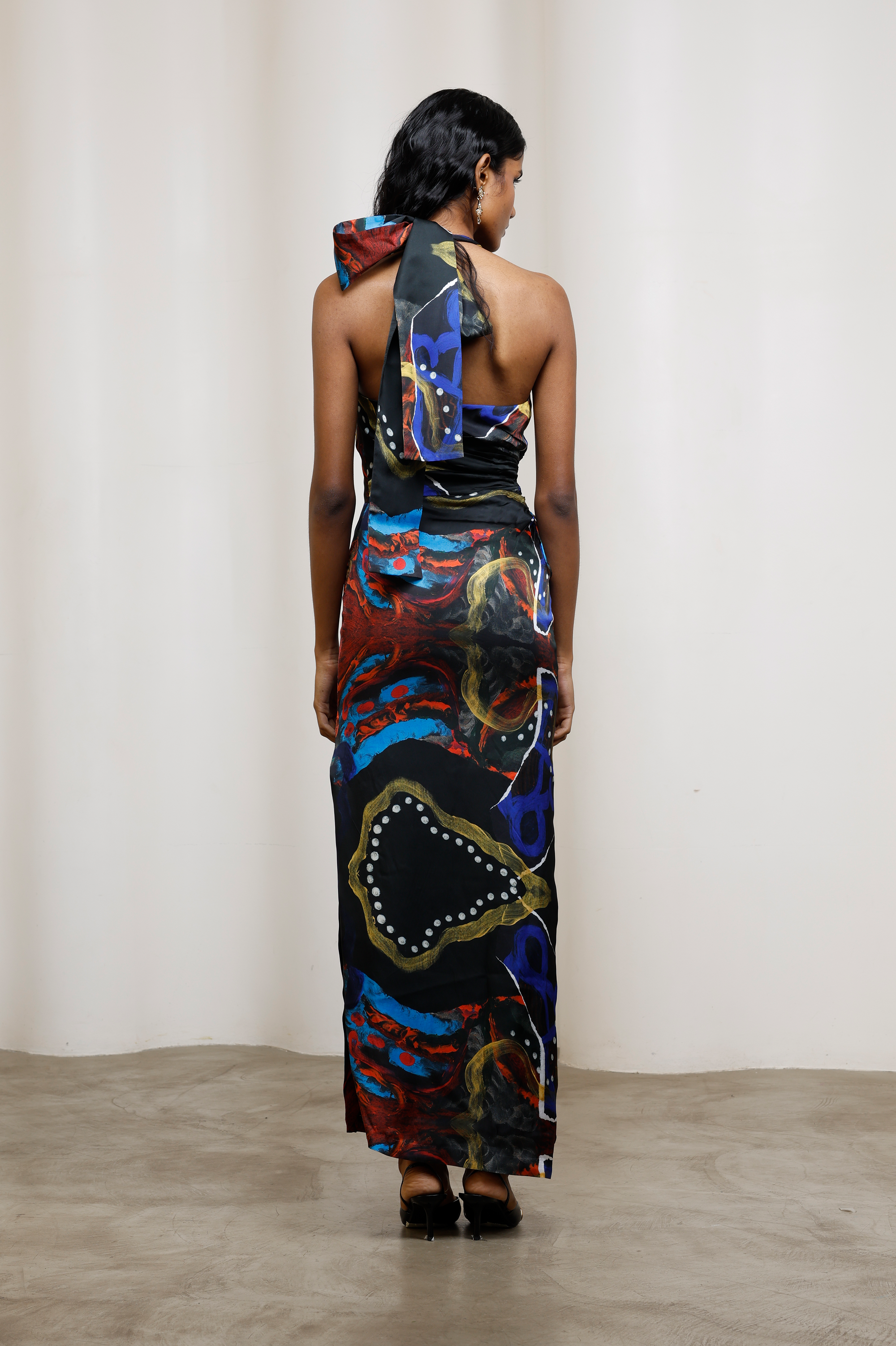 Saeri Tie-up Dress