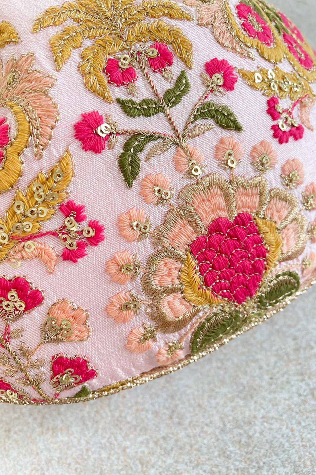 Alanna Baby Pink Potli