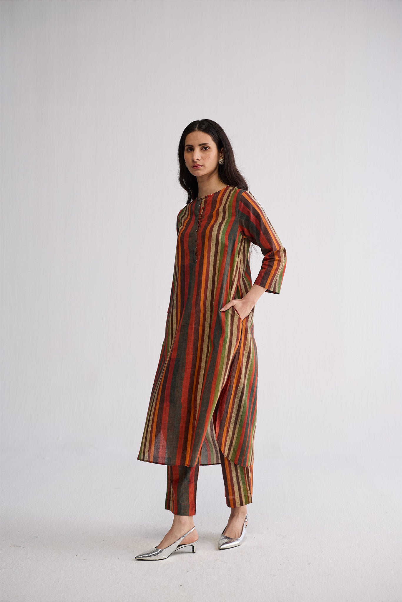 Jilian Long Kurta Set