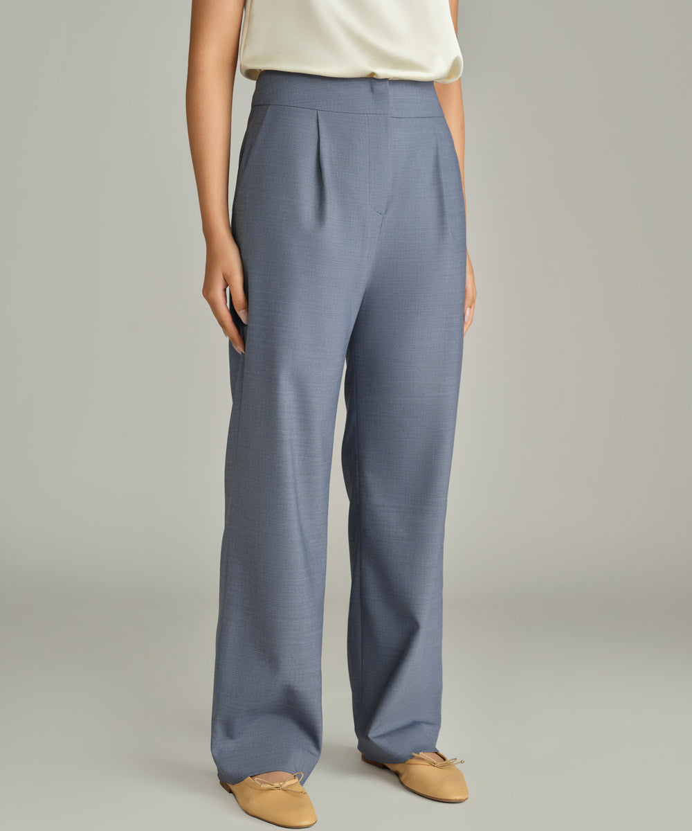 Pleated Suiting Trousers