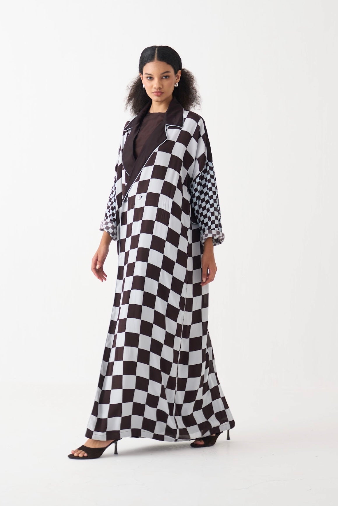 Checkered Jacket Co-ord (set Of 3)