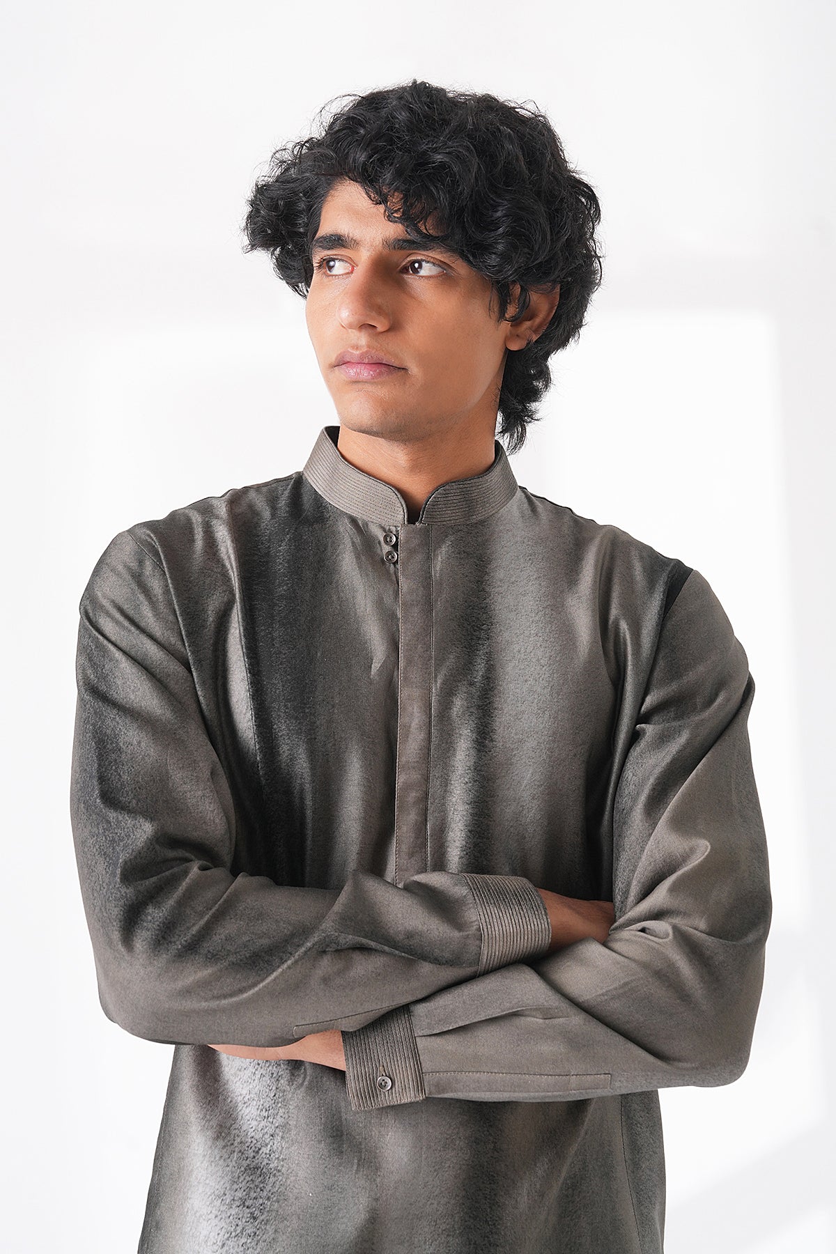 Shaded Printed Kurta Set