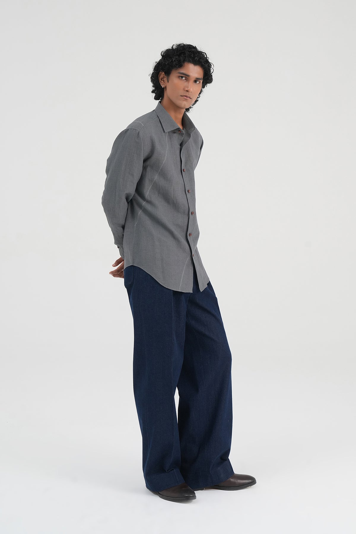Contrast Stitch Shirt