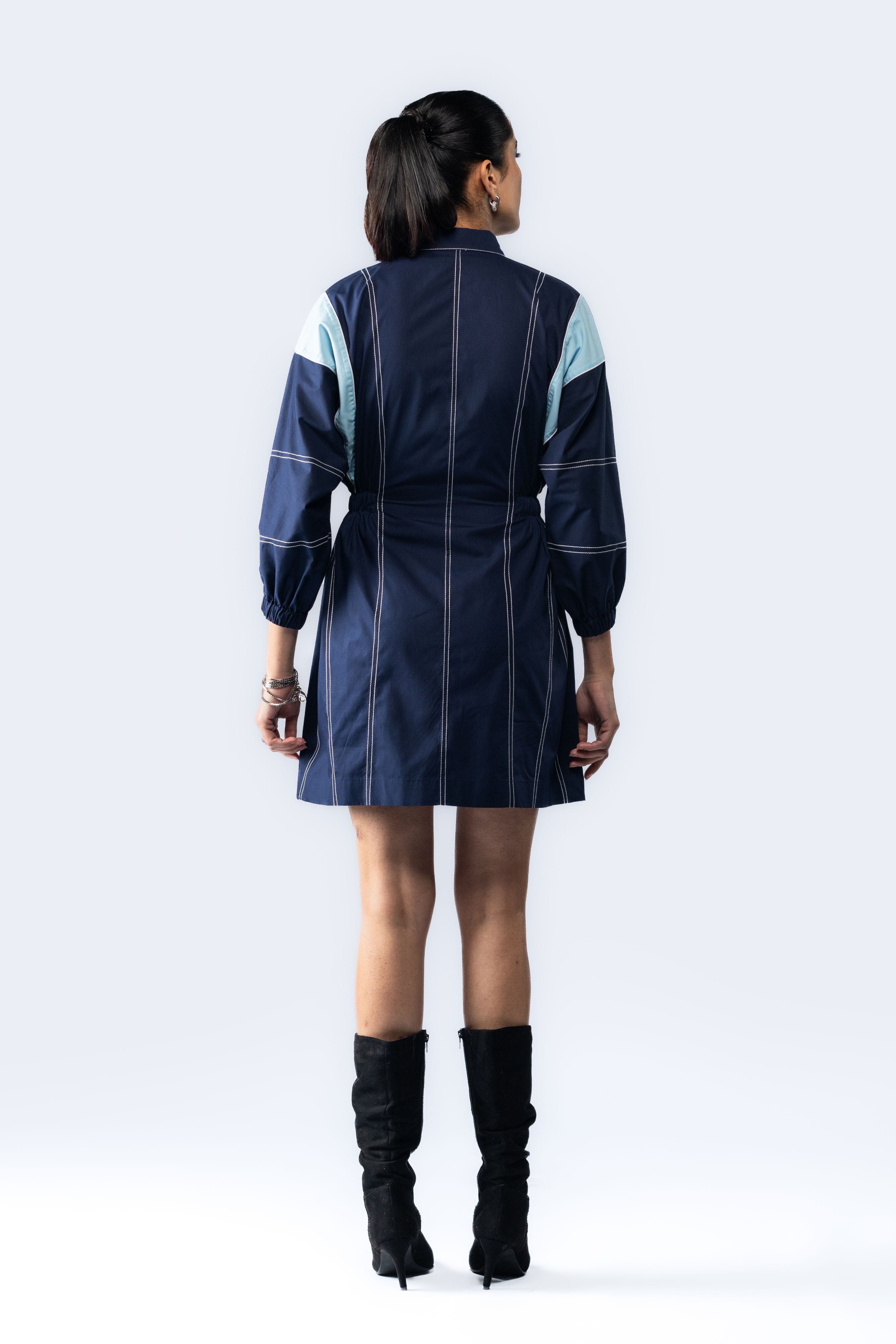 Colour Blocking Dress