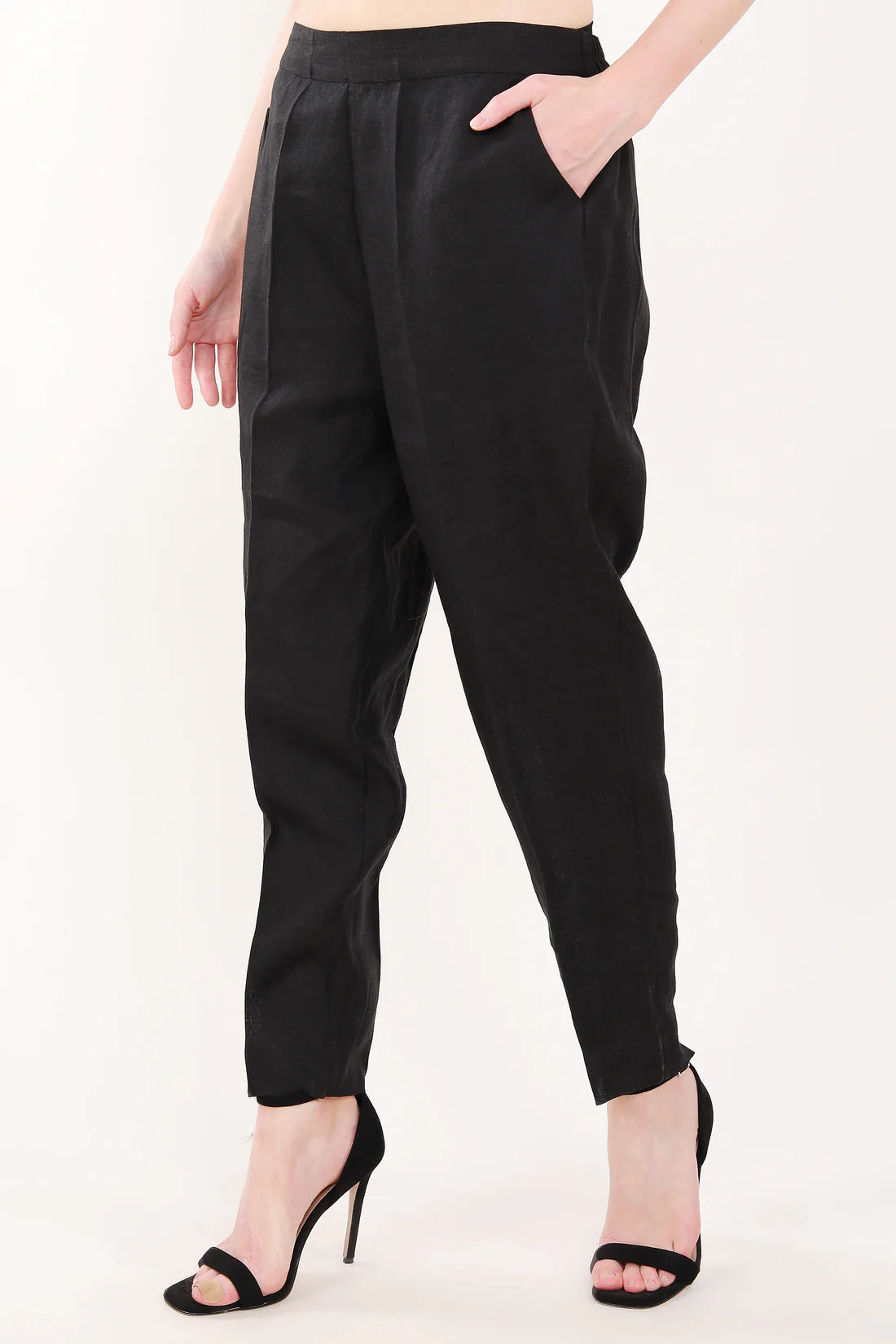 Black pencil pants best sale