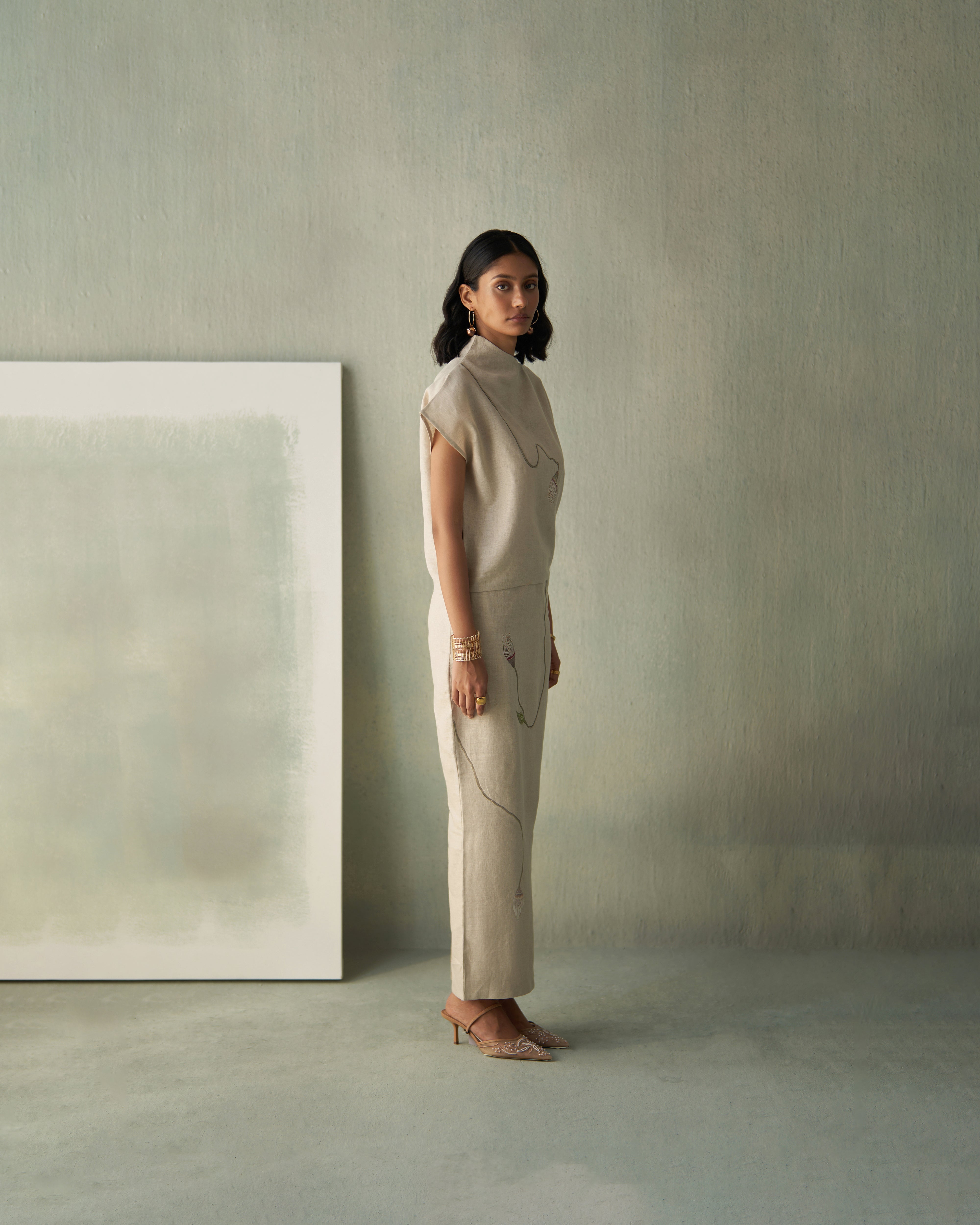 Desert Bloom Top & Skirt Set