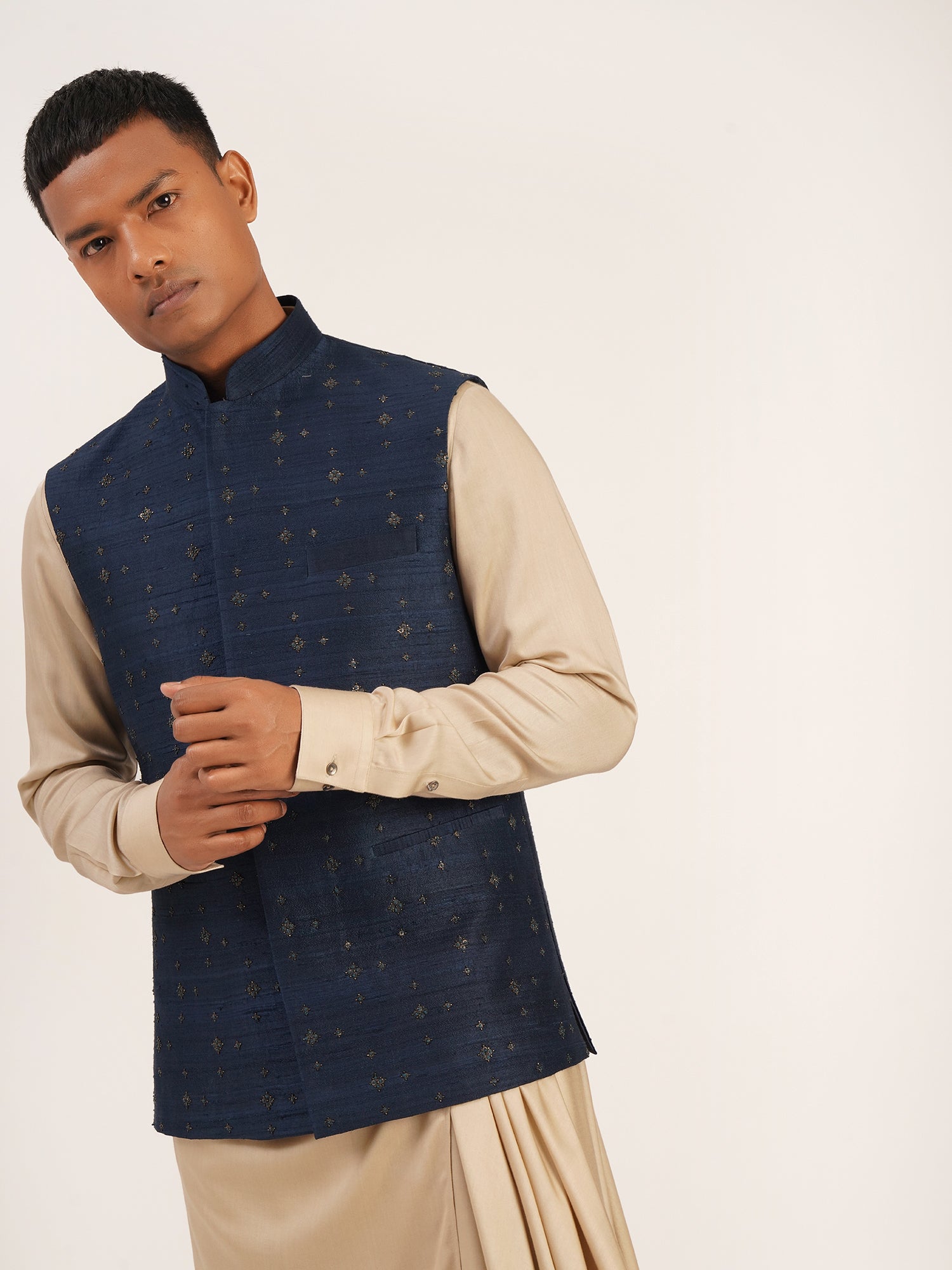 Metal Embroidery Jawahar Jacket