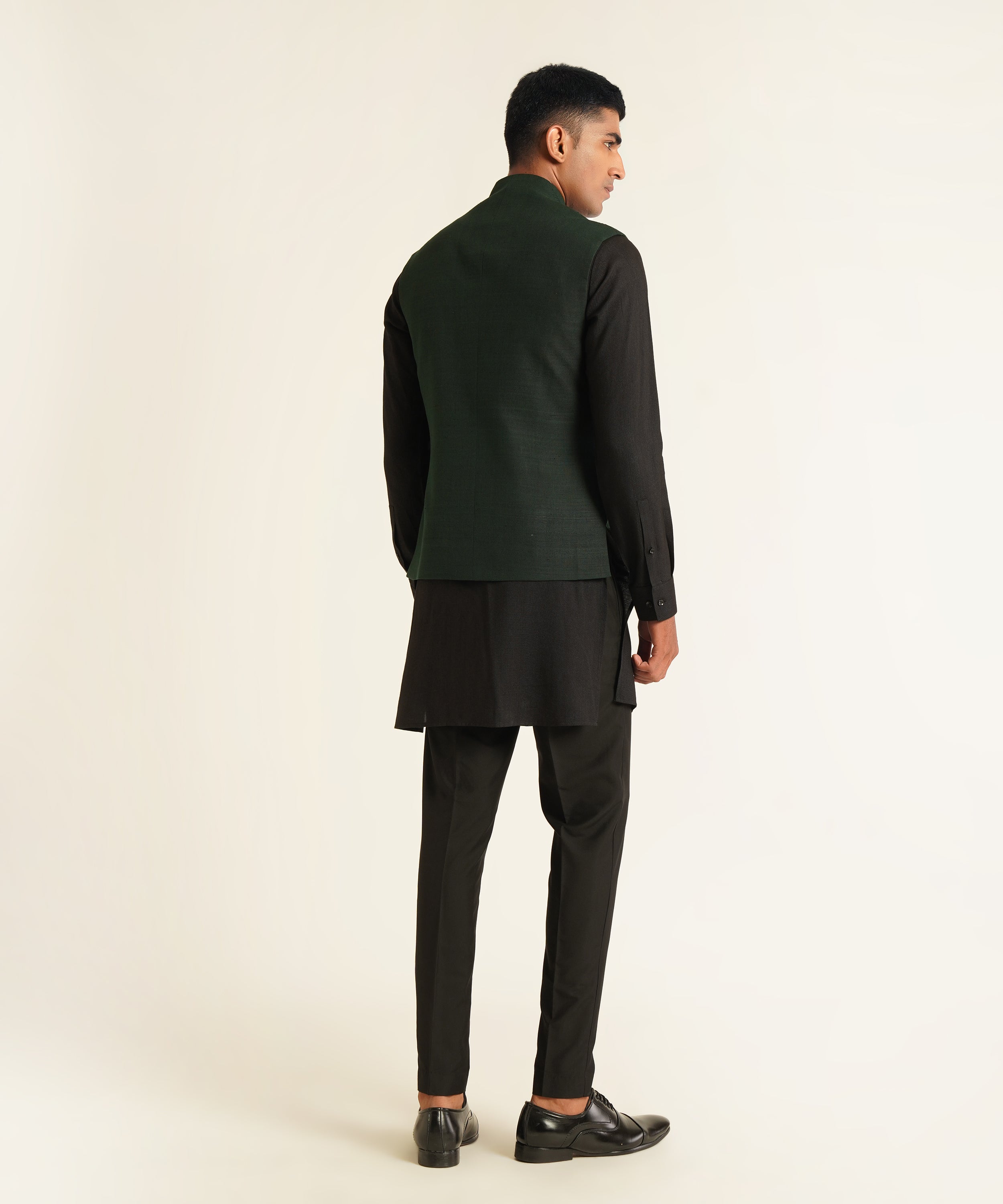 Pintucked Jawahar Jacket