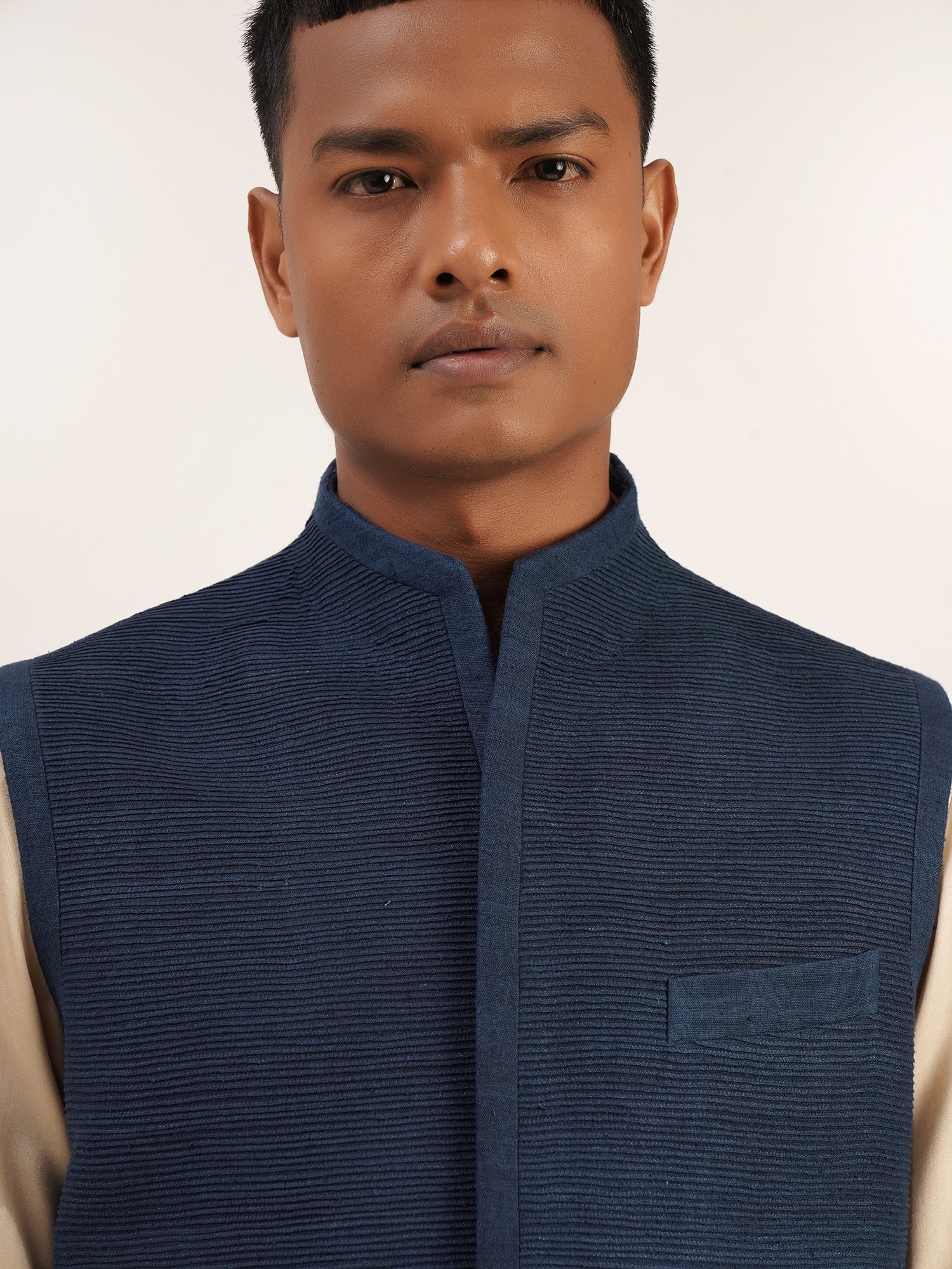 Pintucked Jawahar Jacket