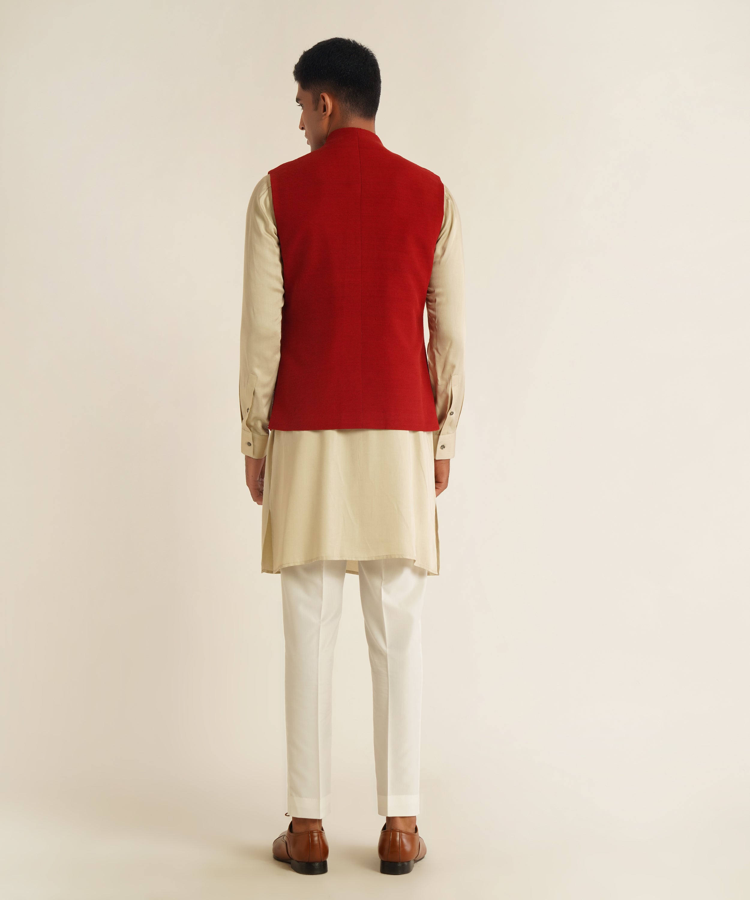 Pintucked Jawahar Jacket