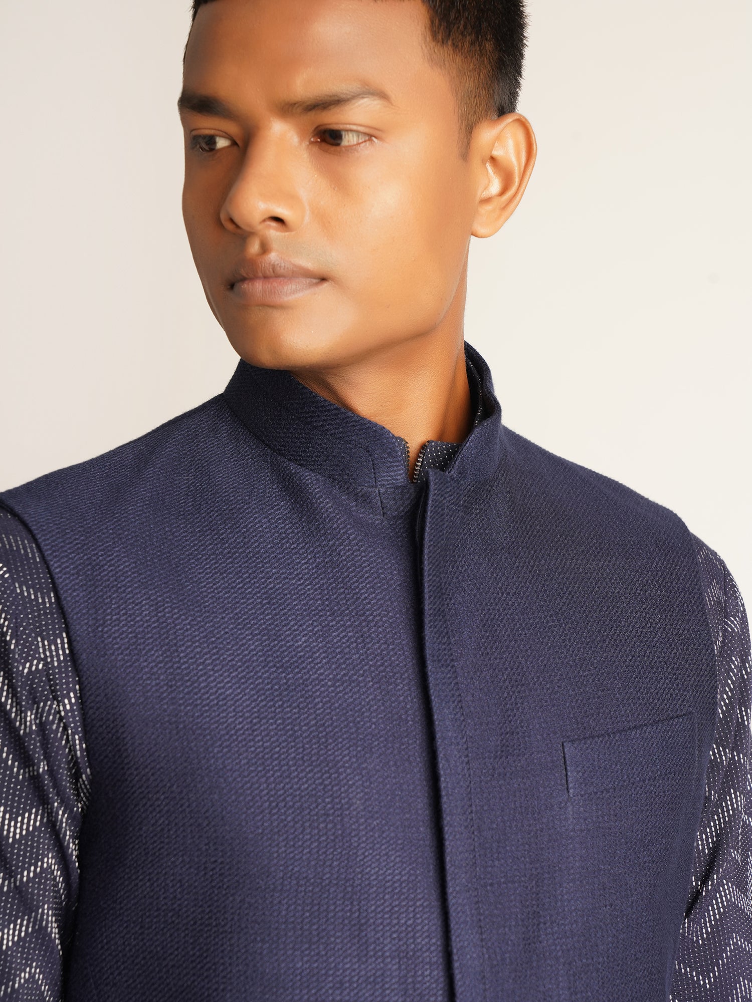 Concealed Placket Jawahar Jacket