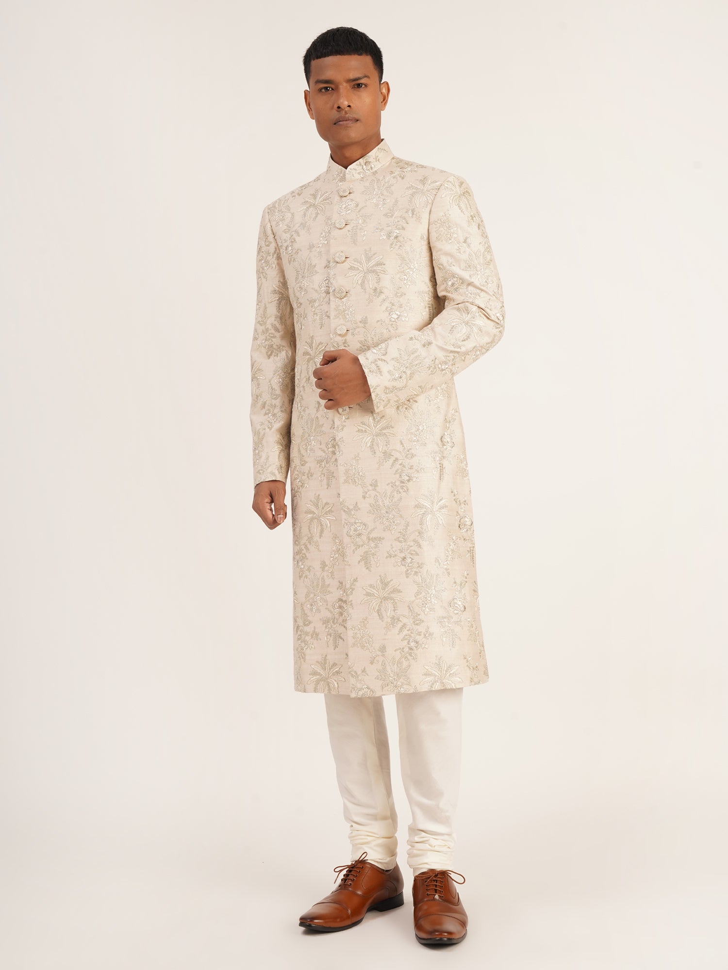 Embroidered Sherwani Set