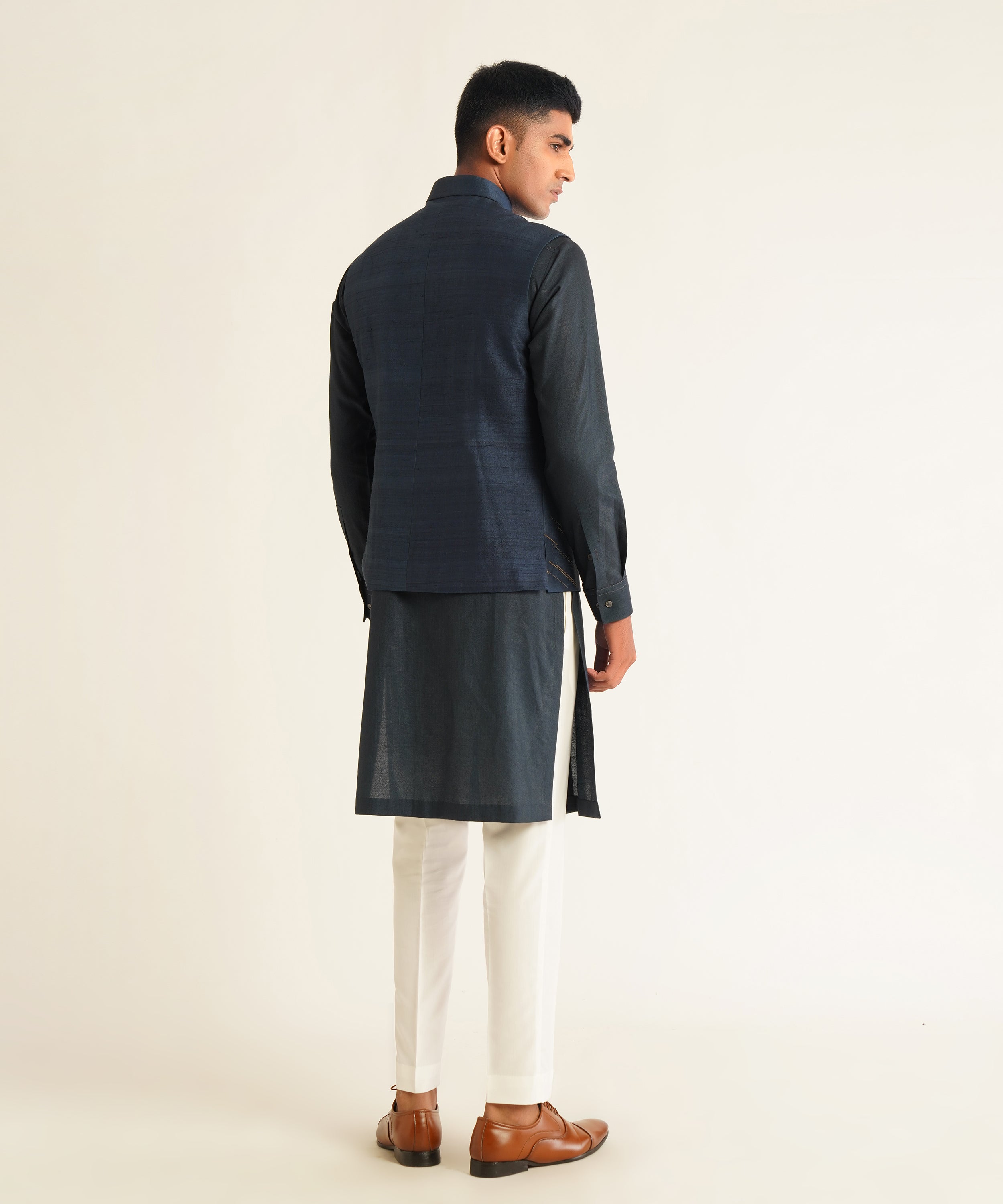 Silk Embroidered Jawahar Jacket