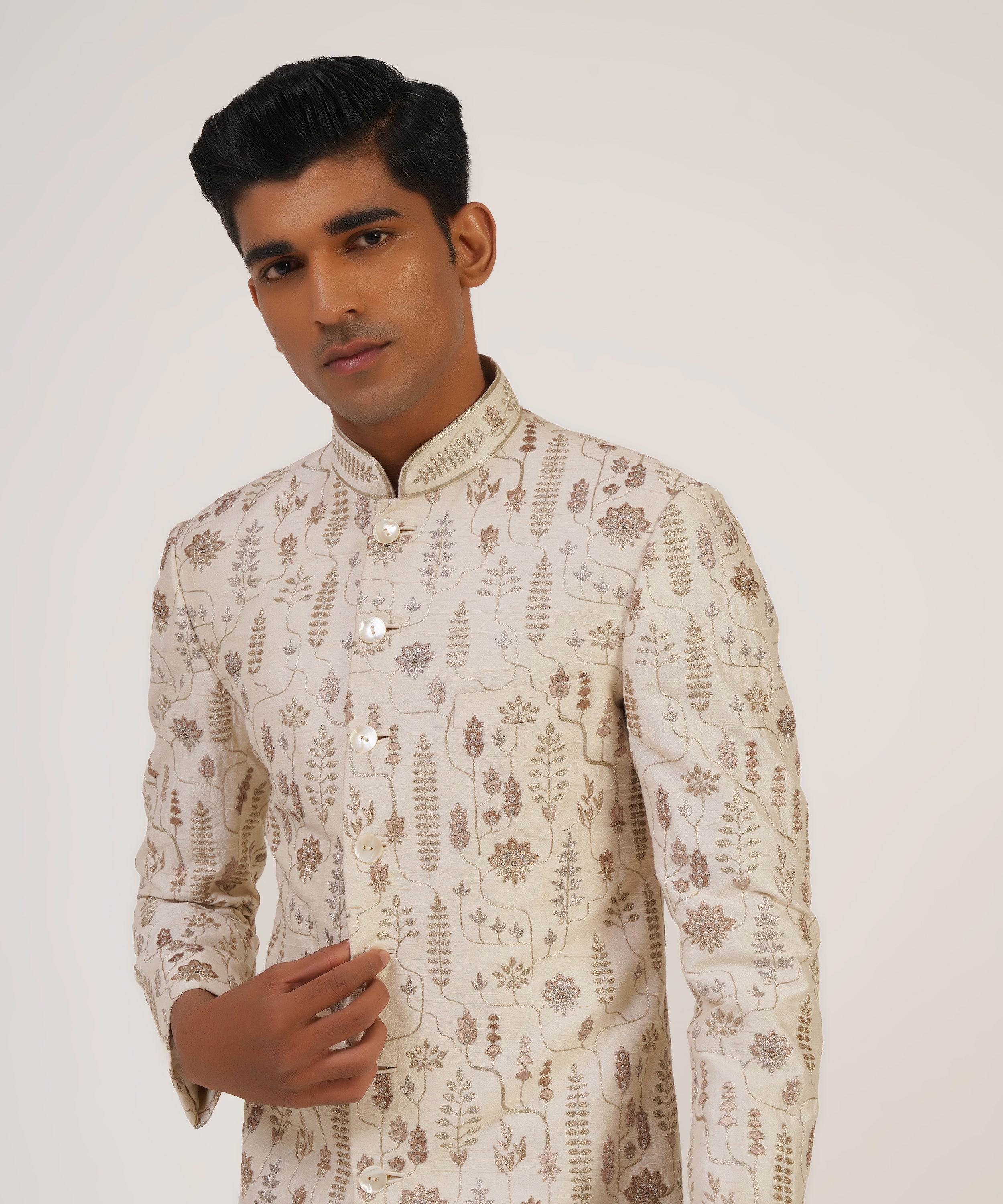 Embroidered Sherwani Set