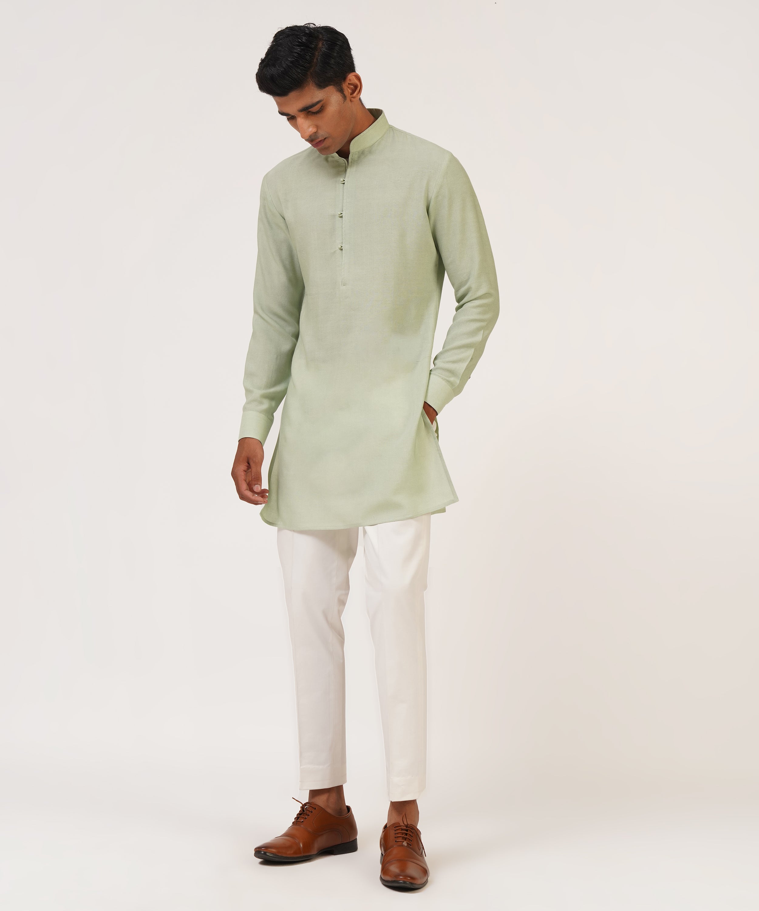 Front Open Sherwani Set