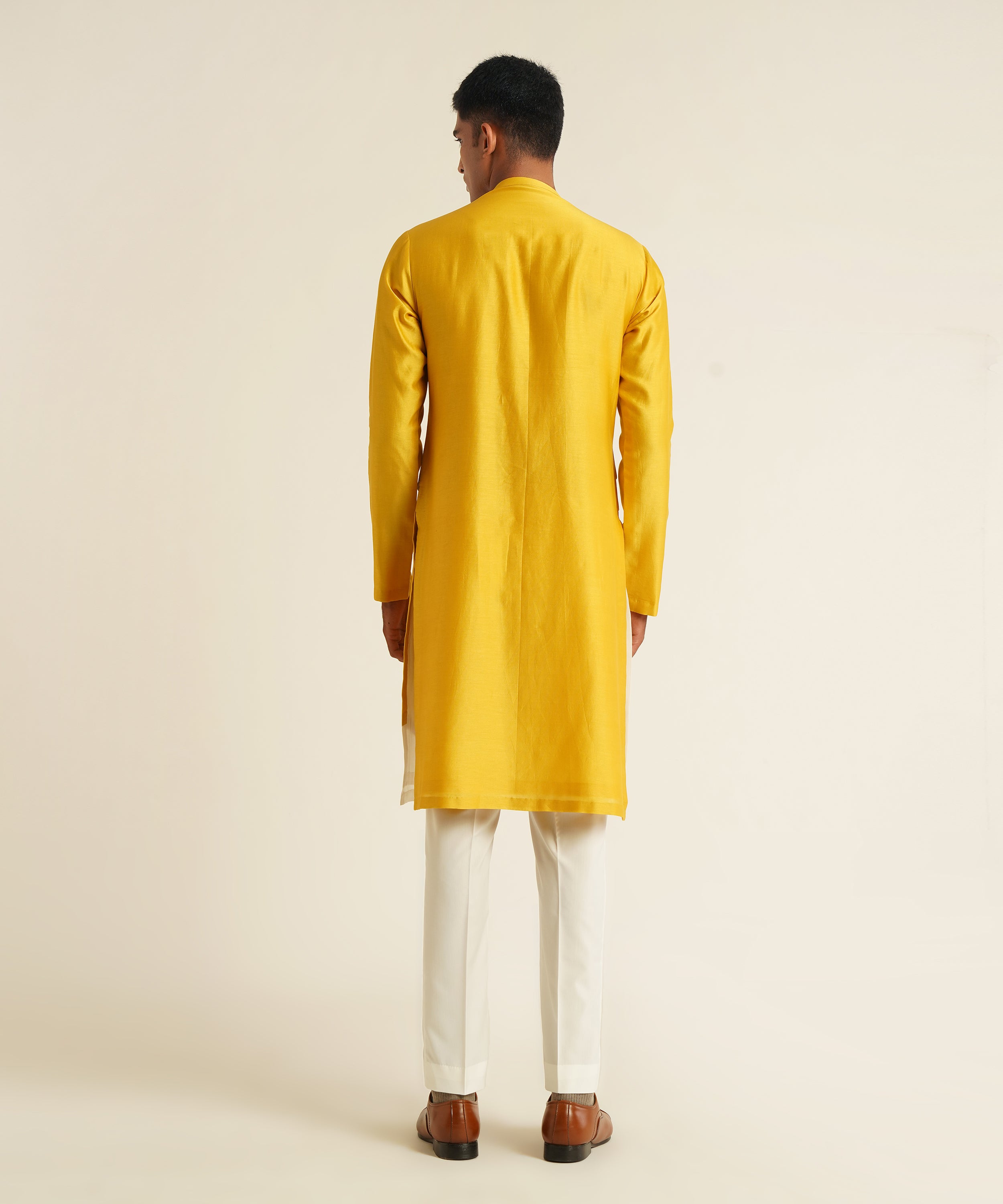 Embroidered Hybrid Kurta Set
