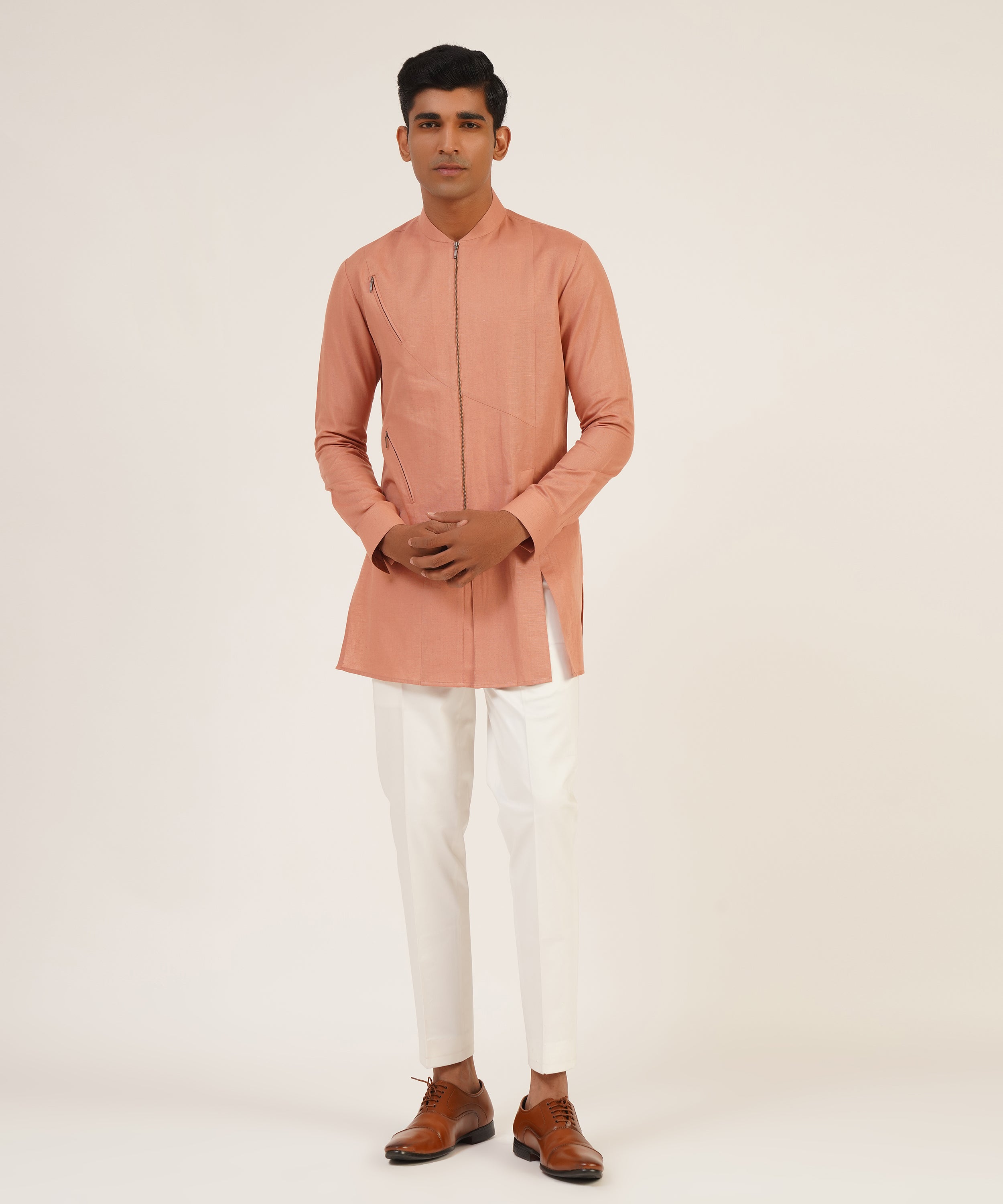 Zipper Short Kurta