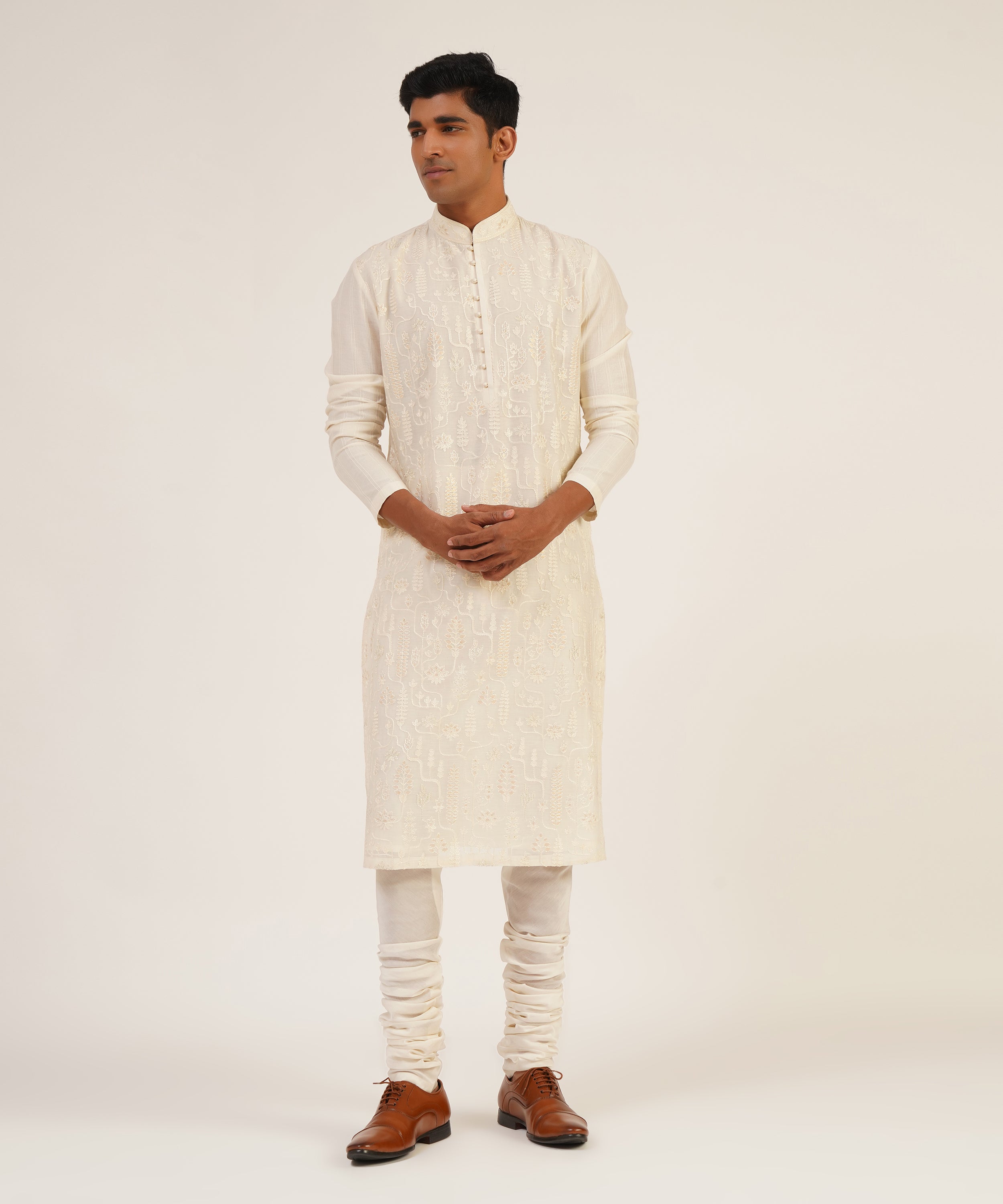 Embriodered Kurta Set