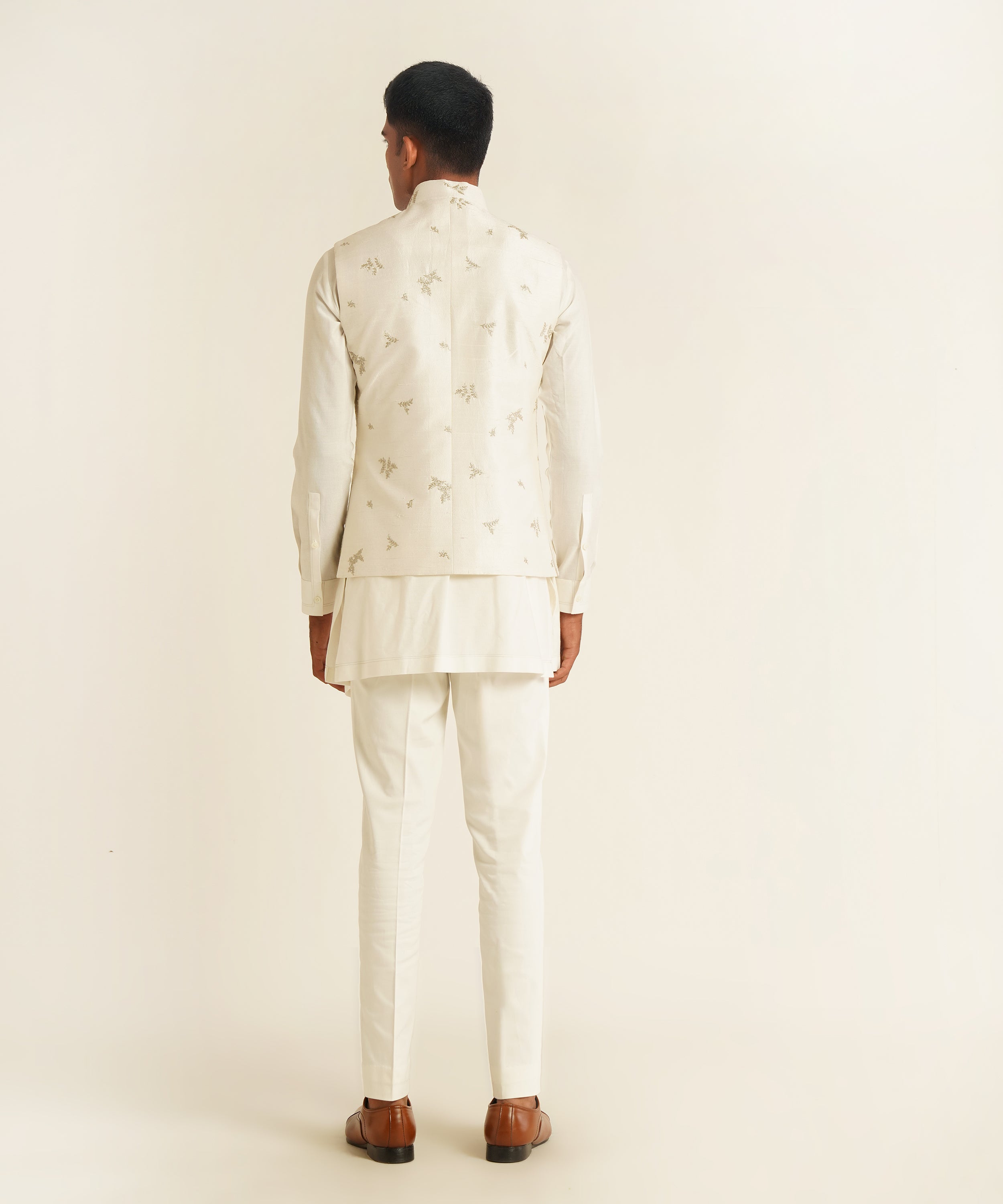 Thread and Zari Embroidered Jawahar Jacket