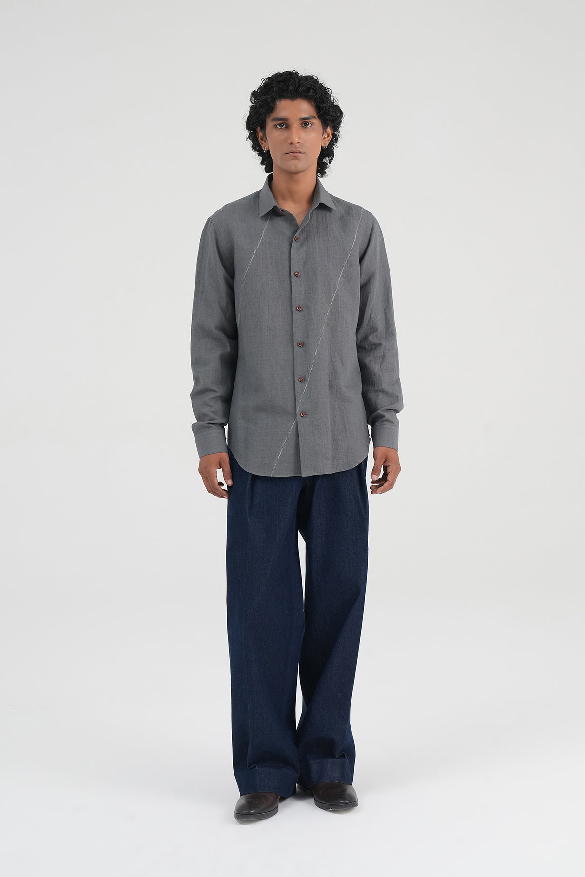 Contrast Stitch Shirt