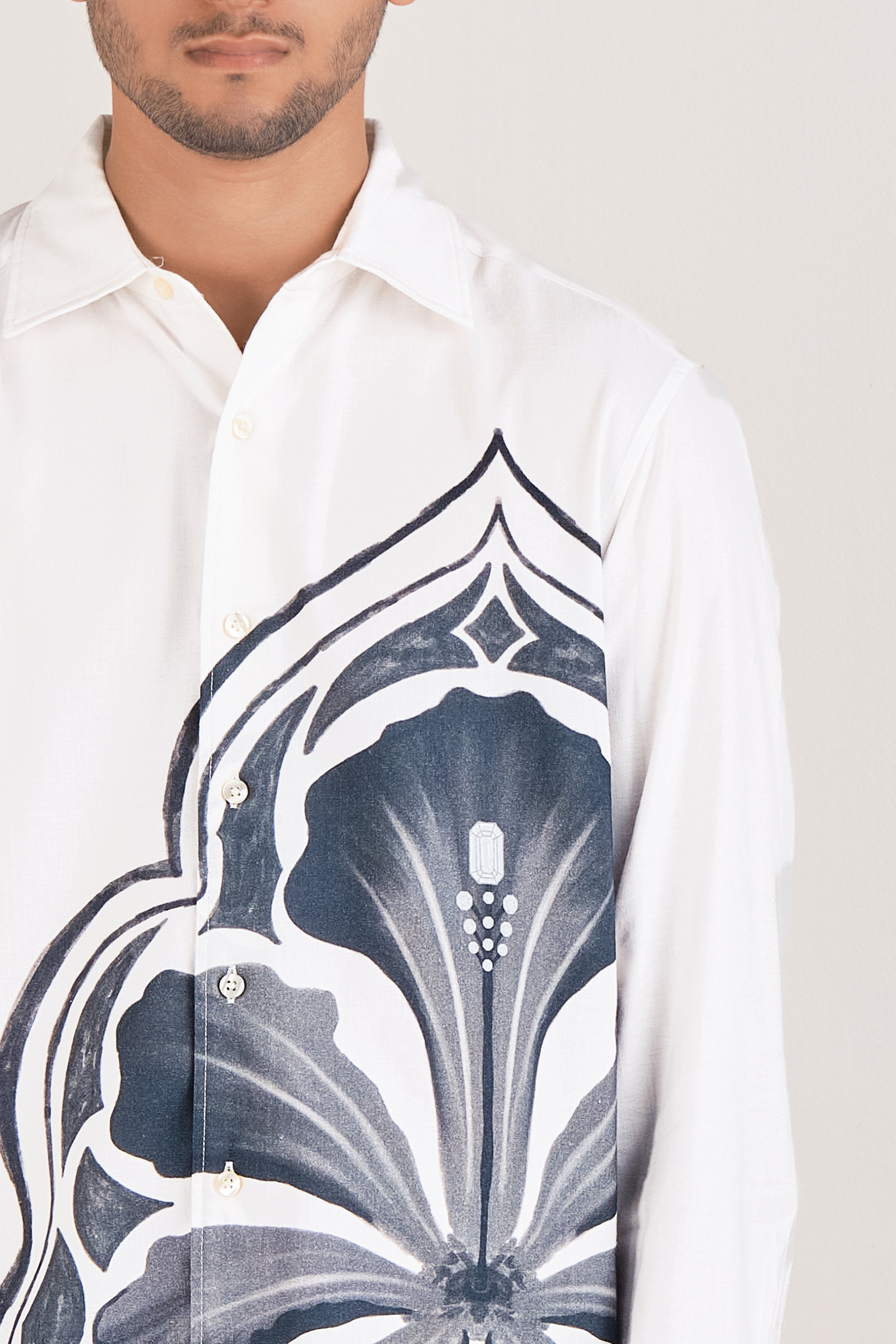 Geometric Bloom Shirt
