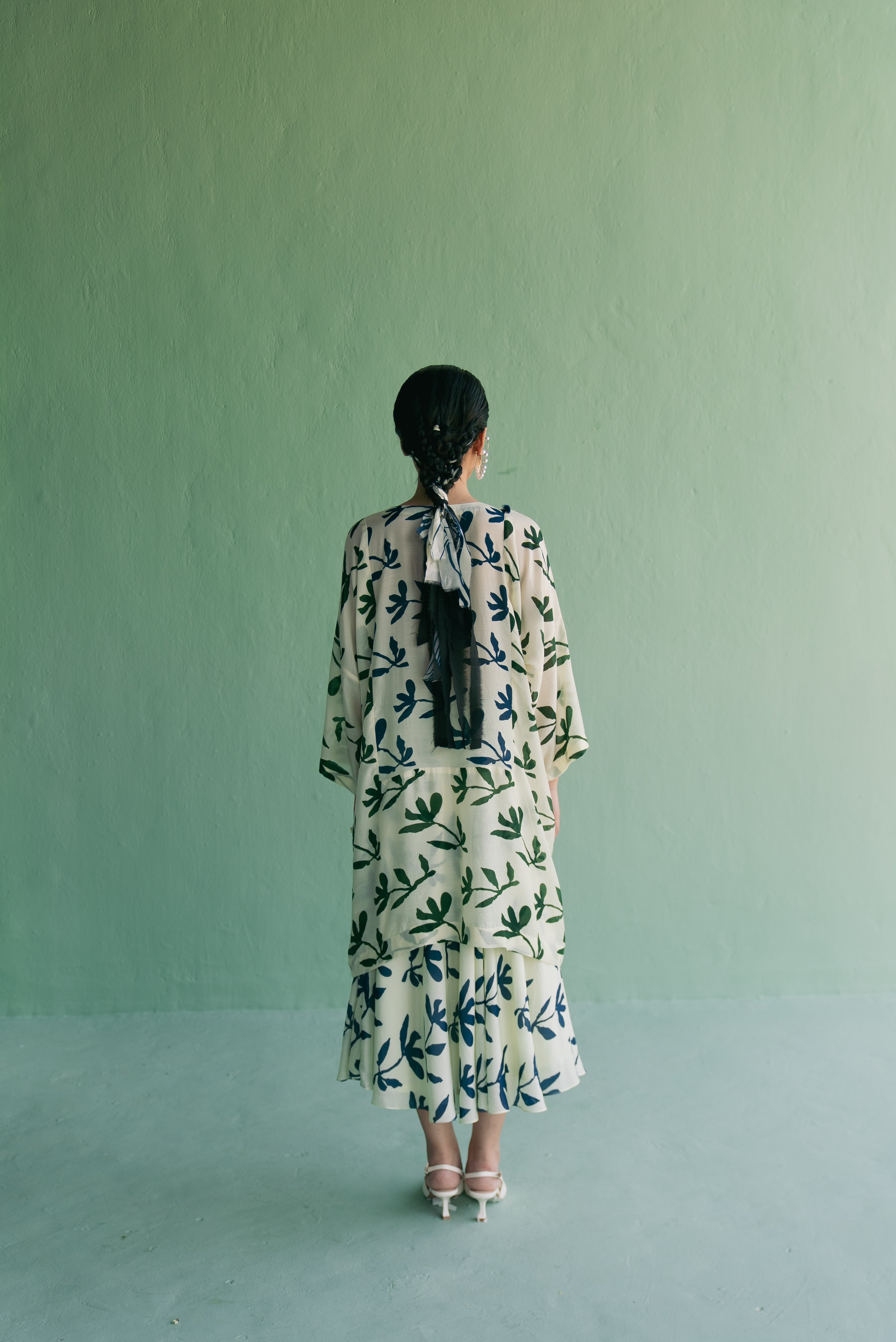 Dense Kaftan With Skirt