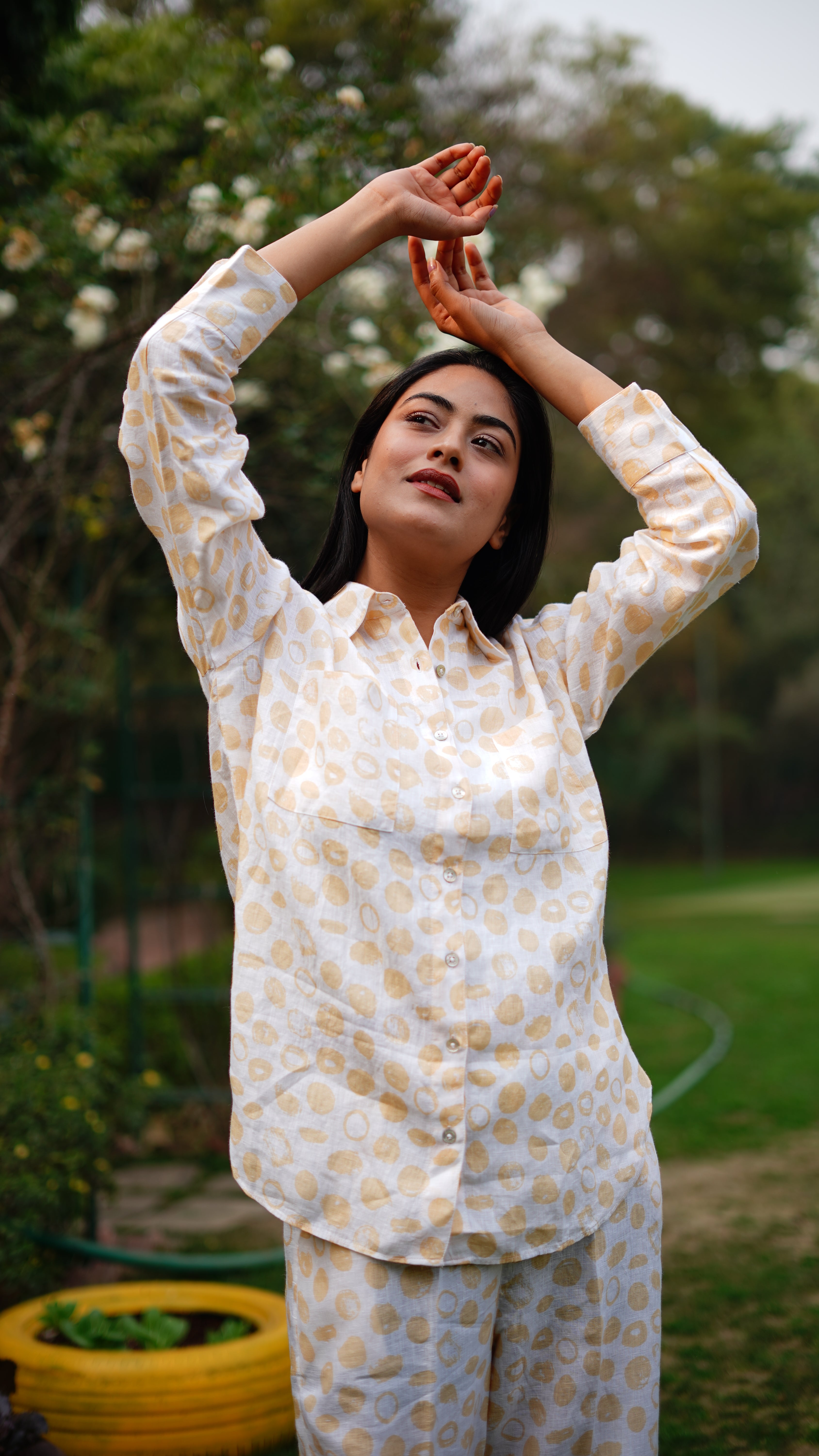 Yellow Print Shirt