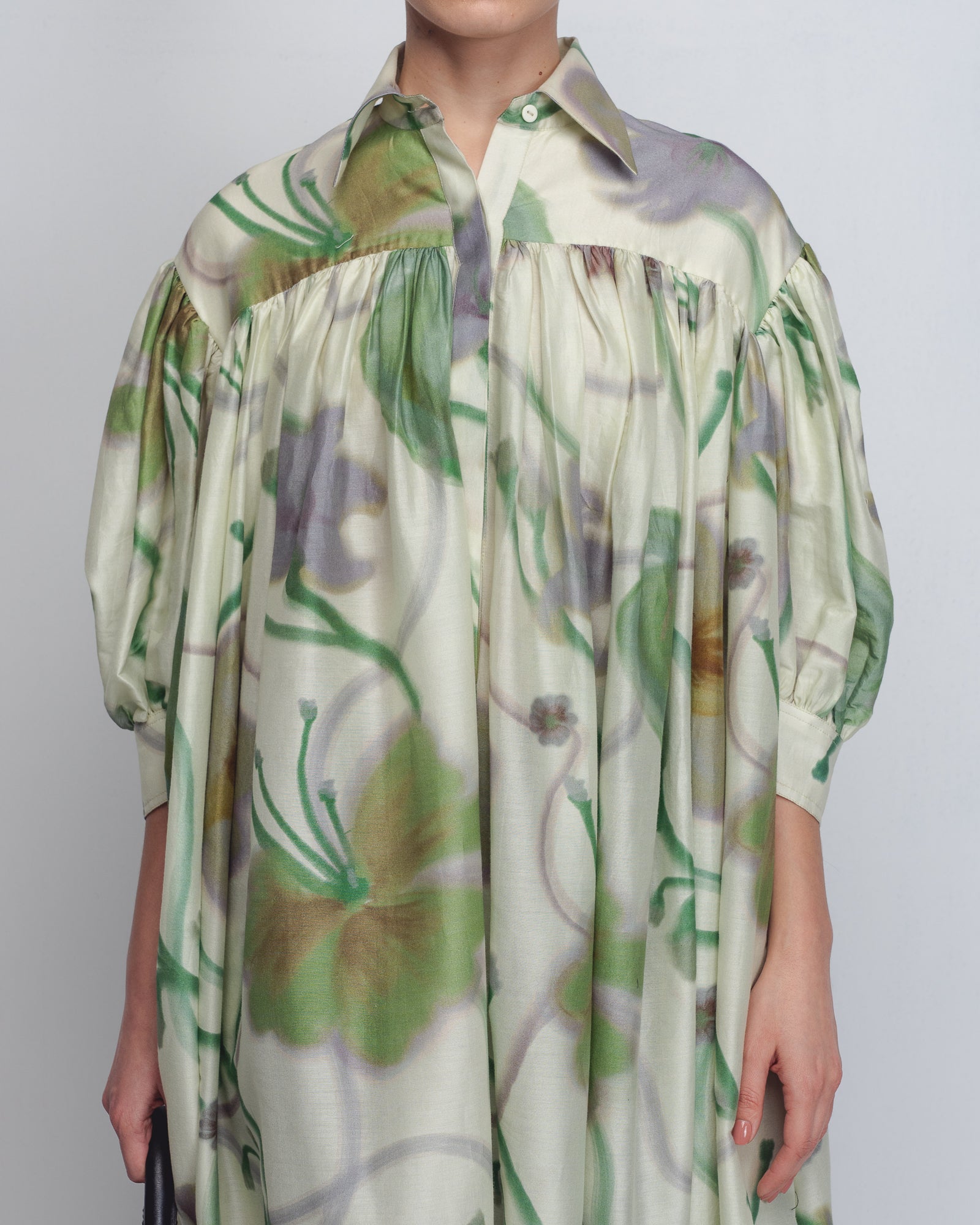 Paron Print Drop Shirt Dress