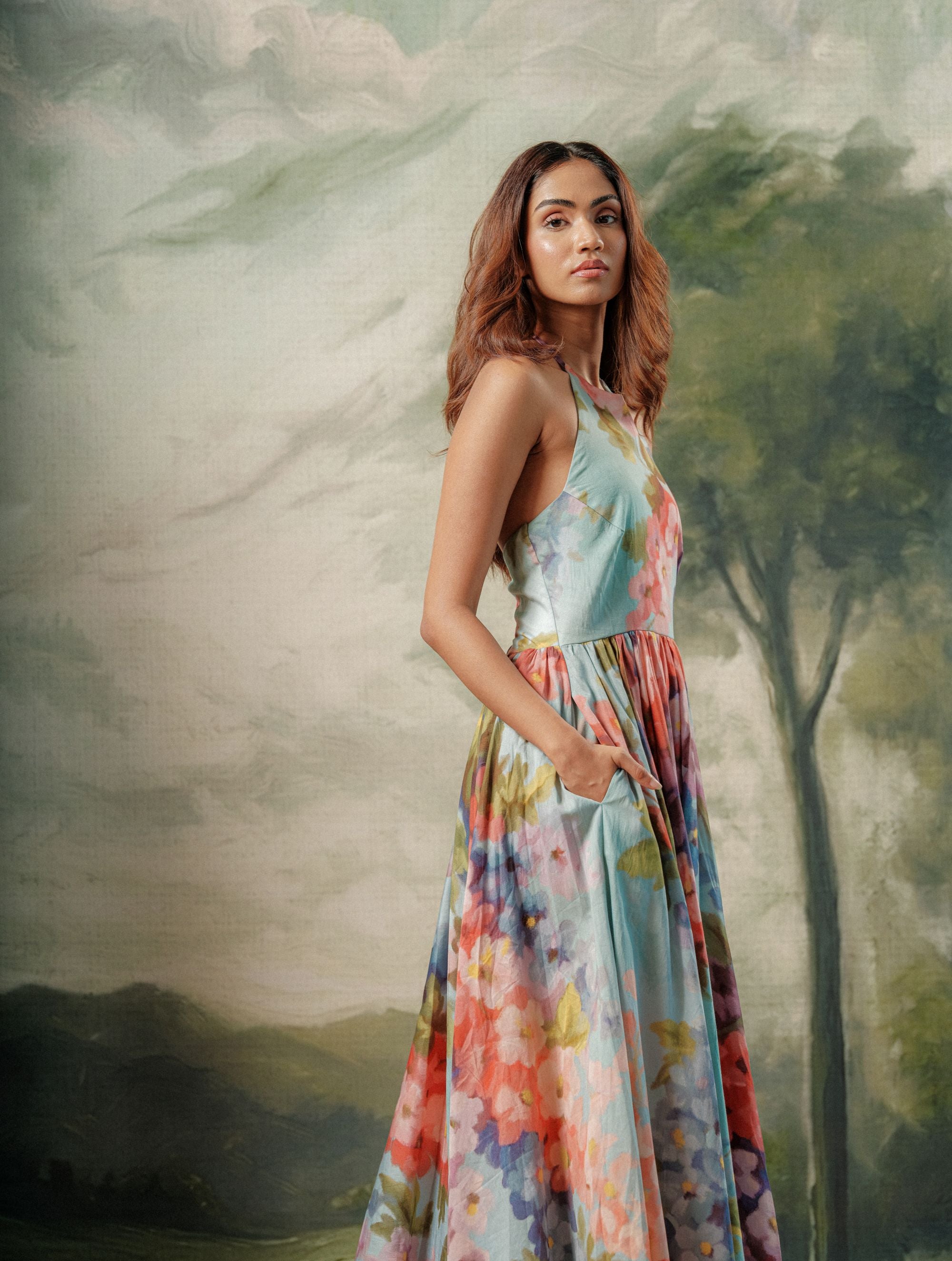 Darlington Halter Neck Dress