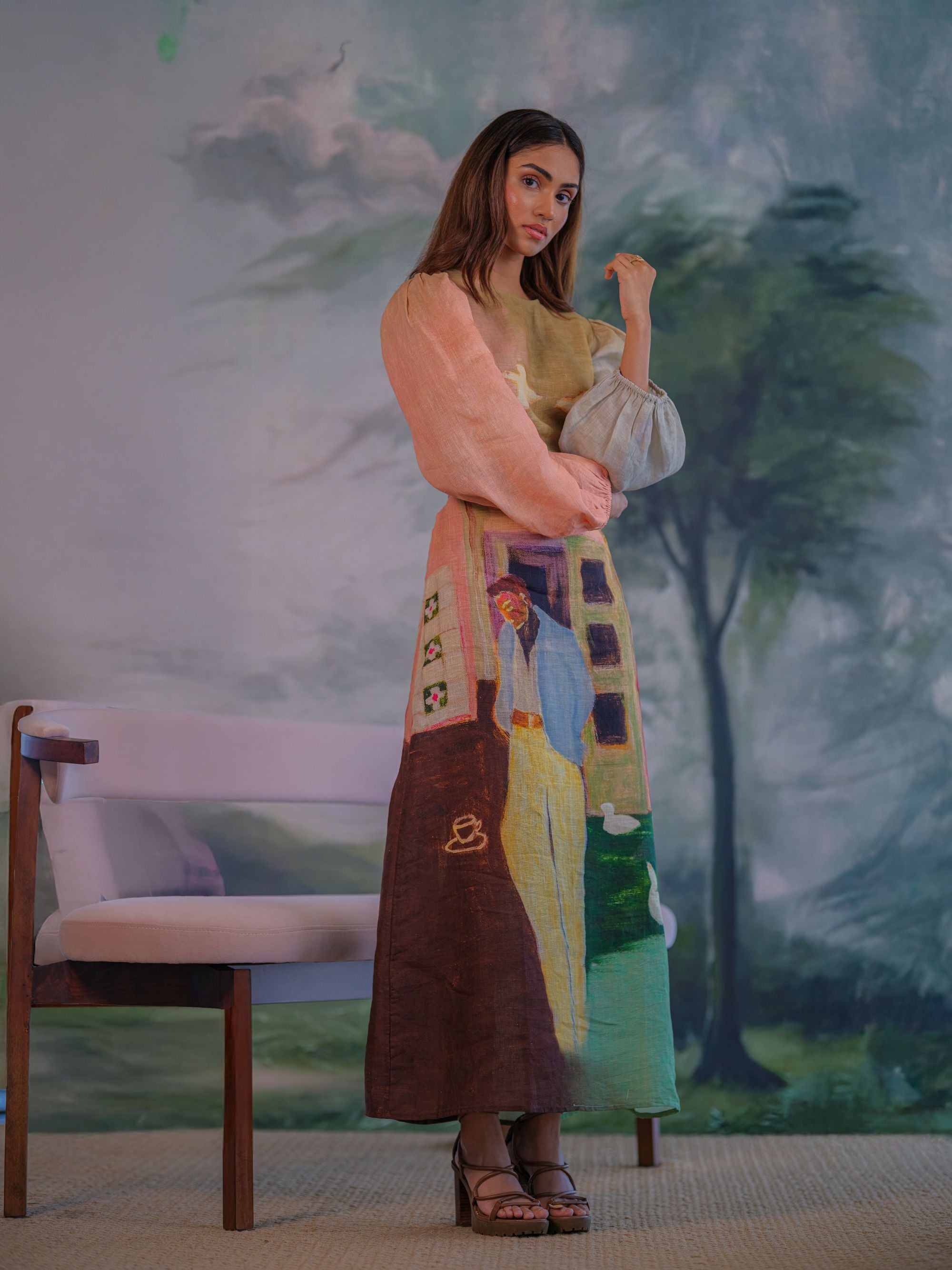 Euro Long Dress