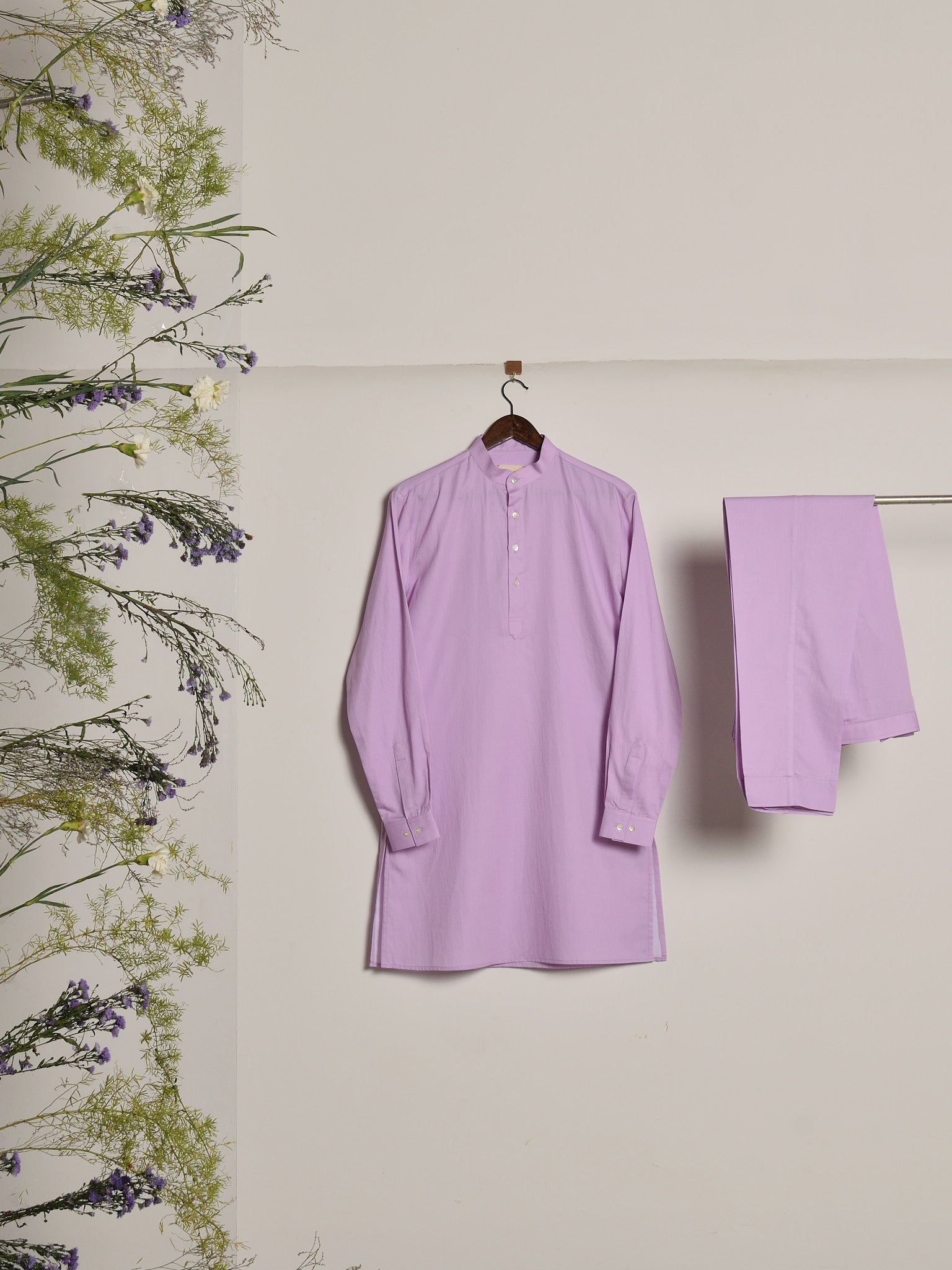 Lilac Kurta Set