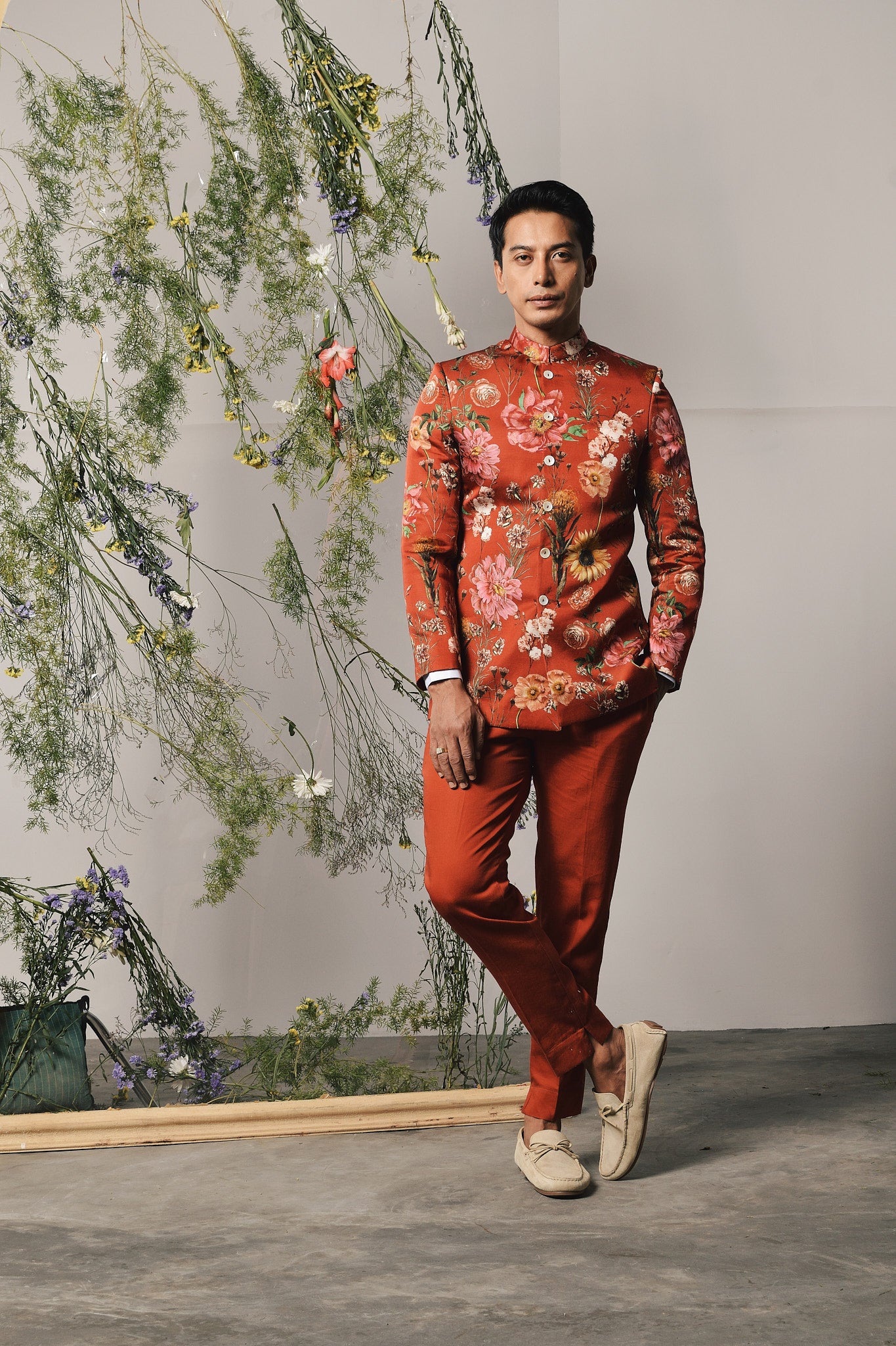 Red Roma Bandhgala