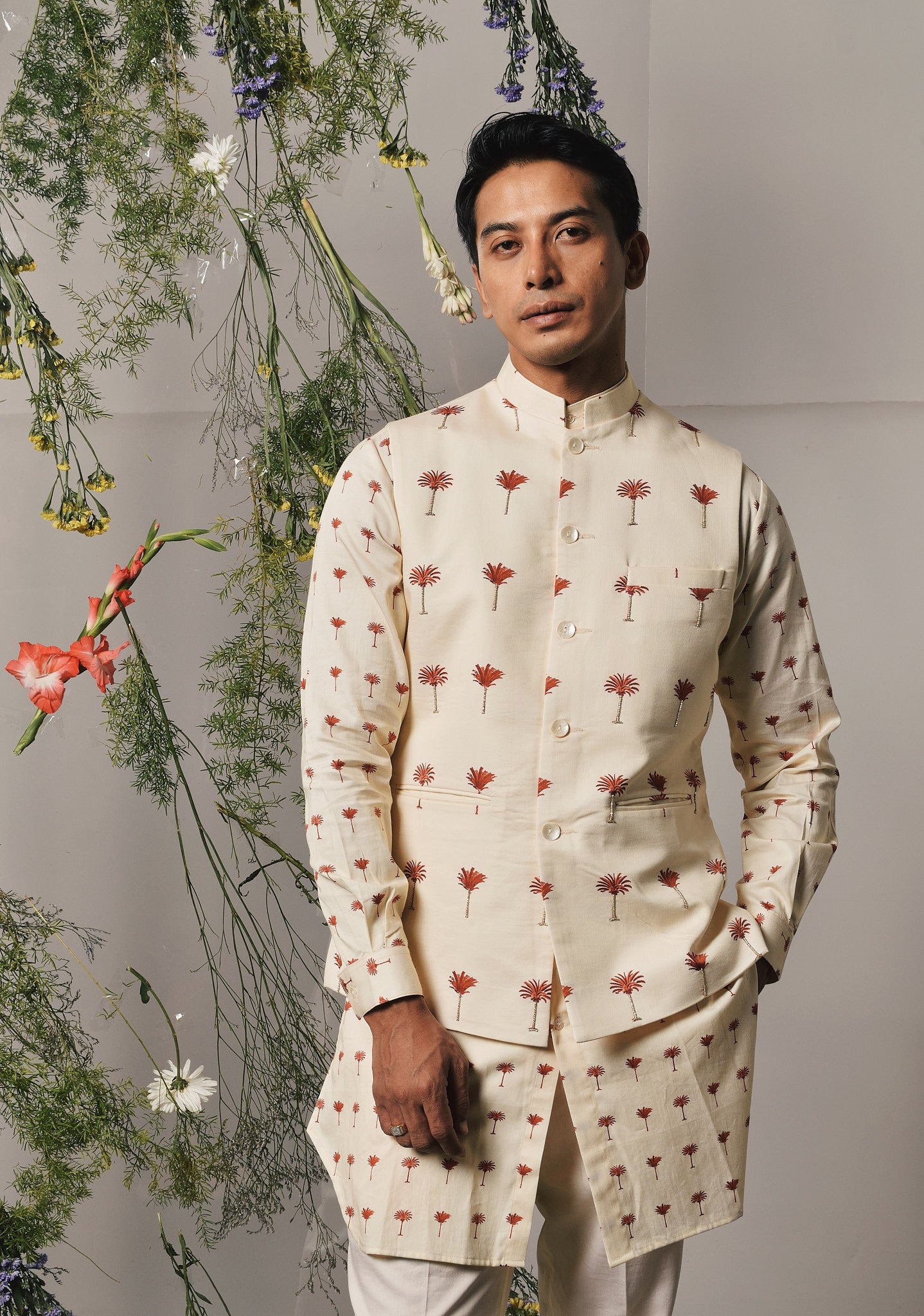 Cherry Palma Embroidered Bandi