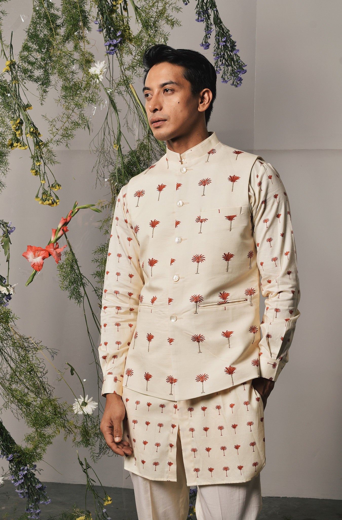 Cherry Palma Embroidered Bandi