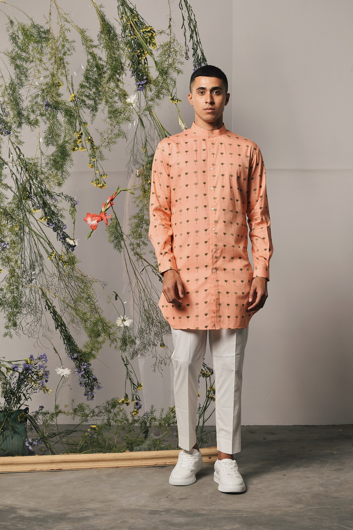 Peach Riviera Kurta Set