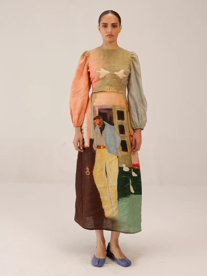 Euro Long Dress