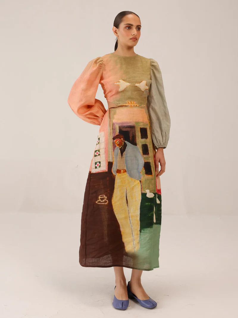 Euro Long Dress
