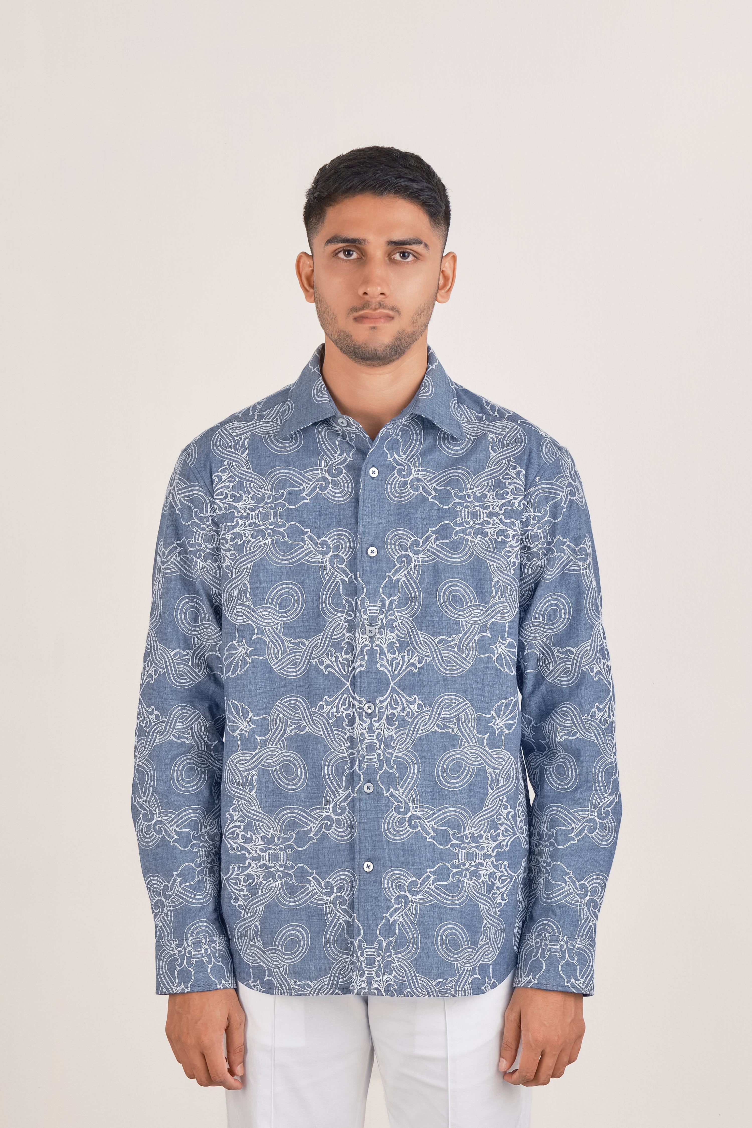 Deco Kolam Chambray Shirt