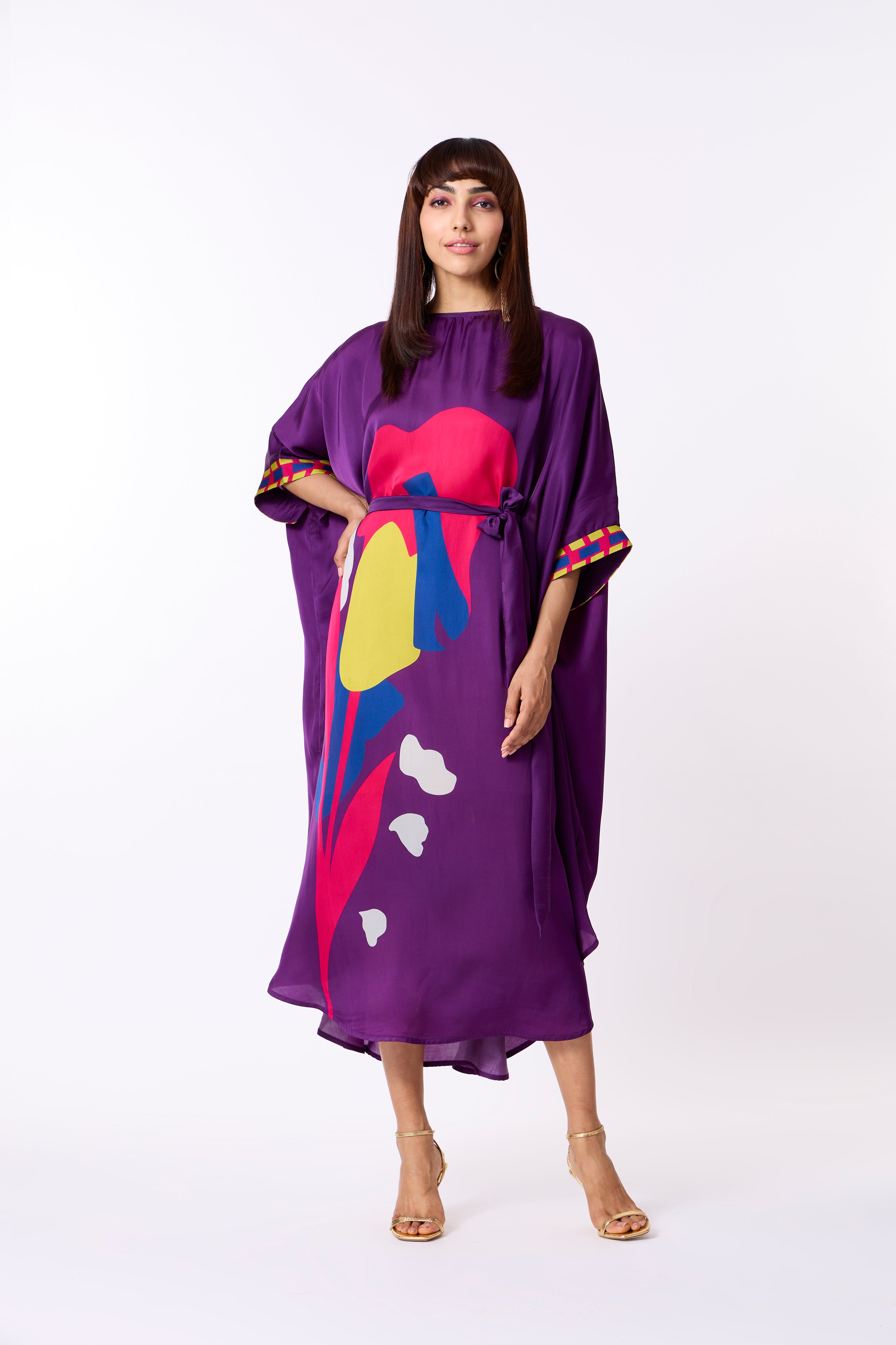Flora Kaftan - Purple