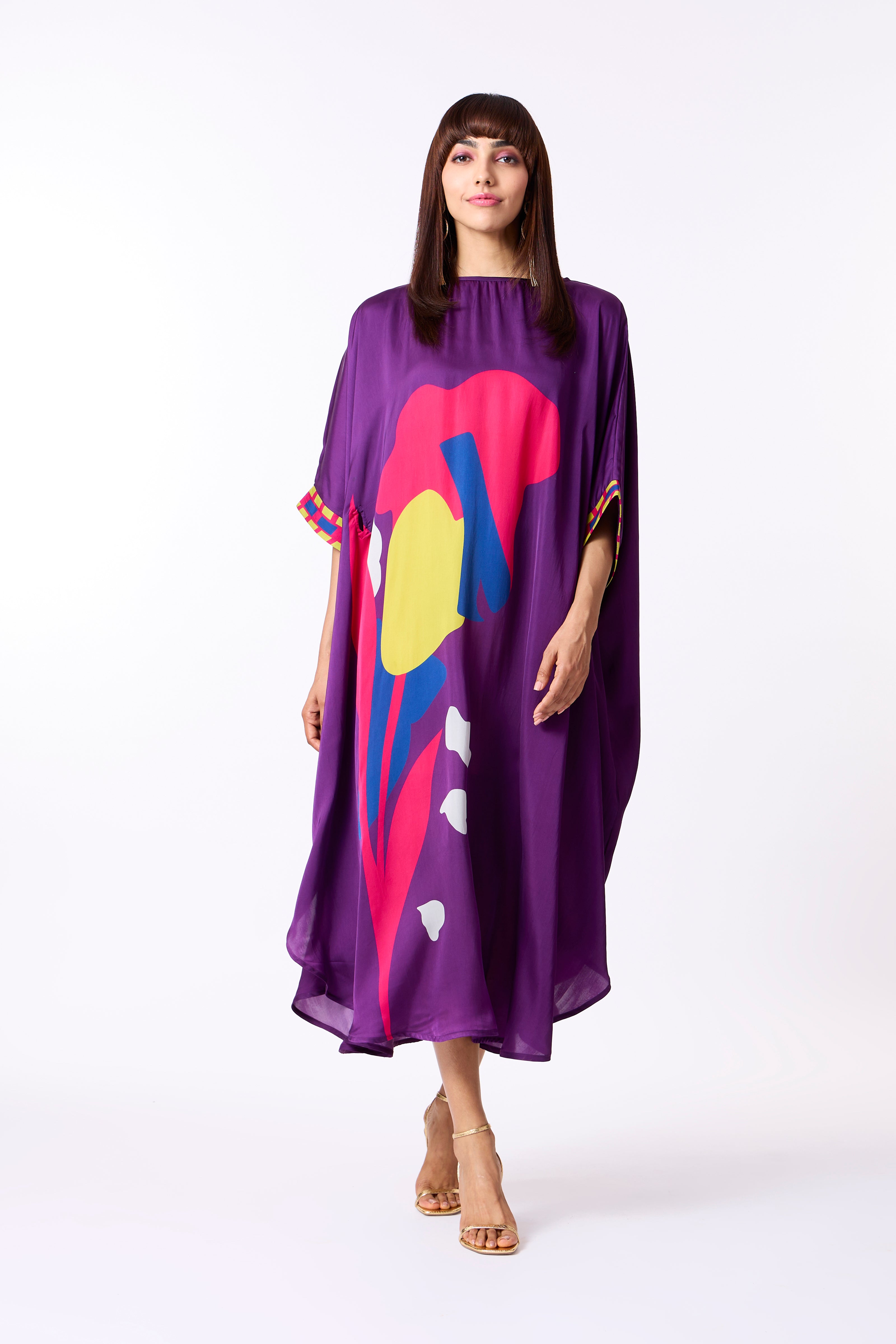 Flora Kaftan - Purple