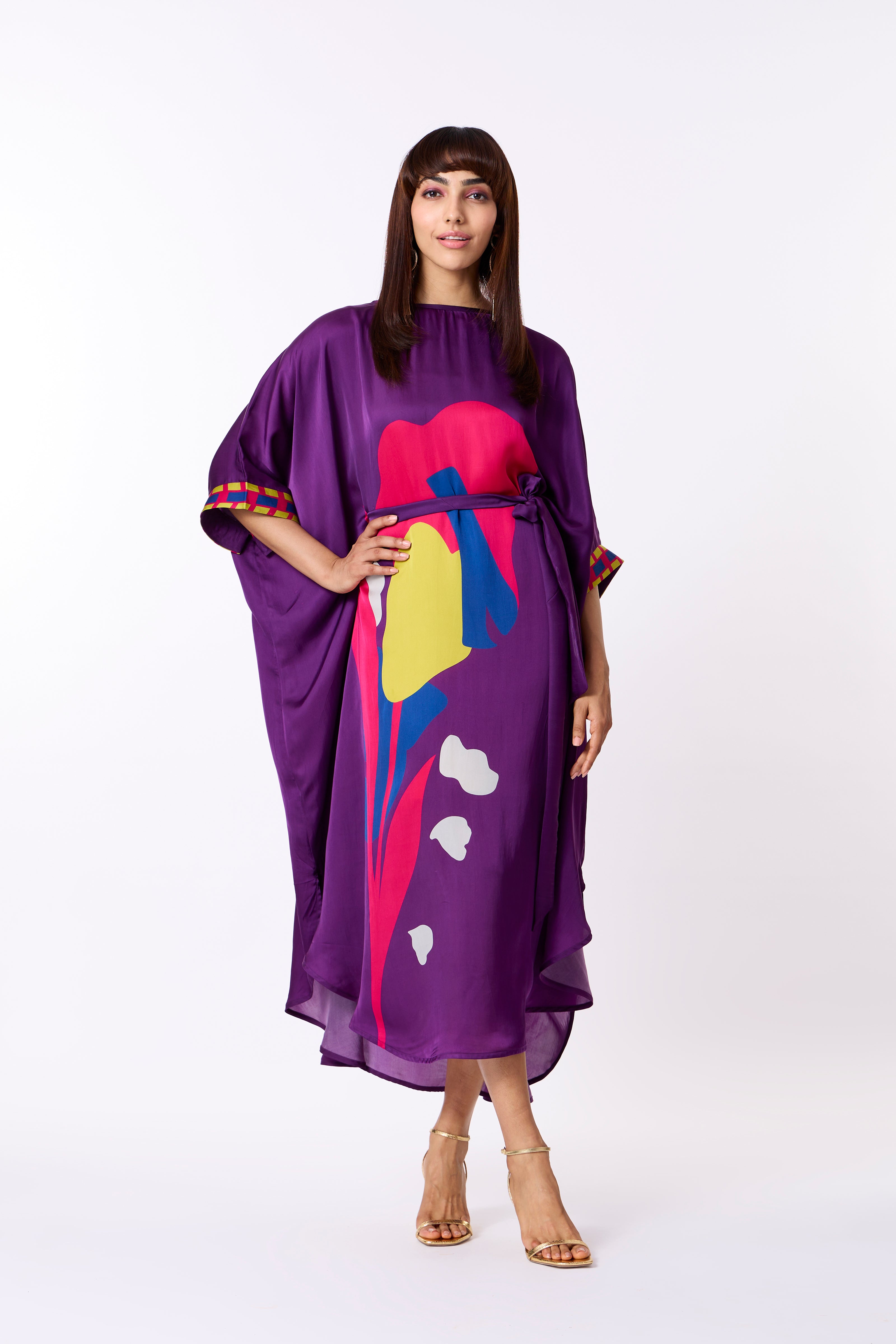 Flora Kaftan - Purple
