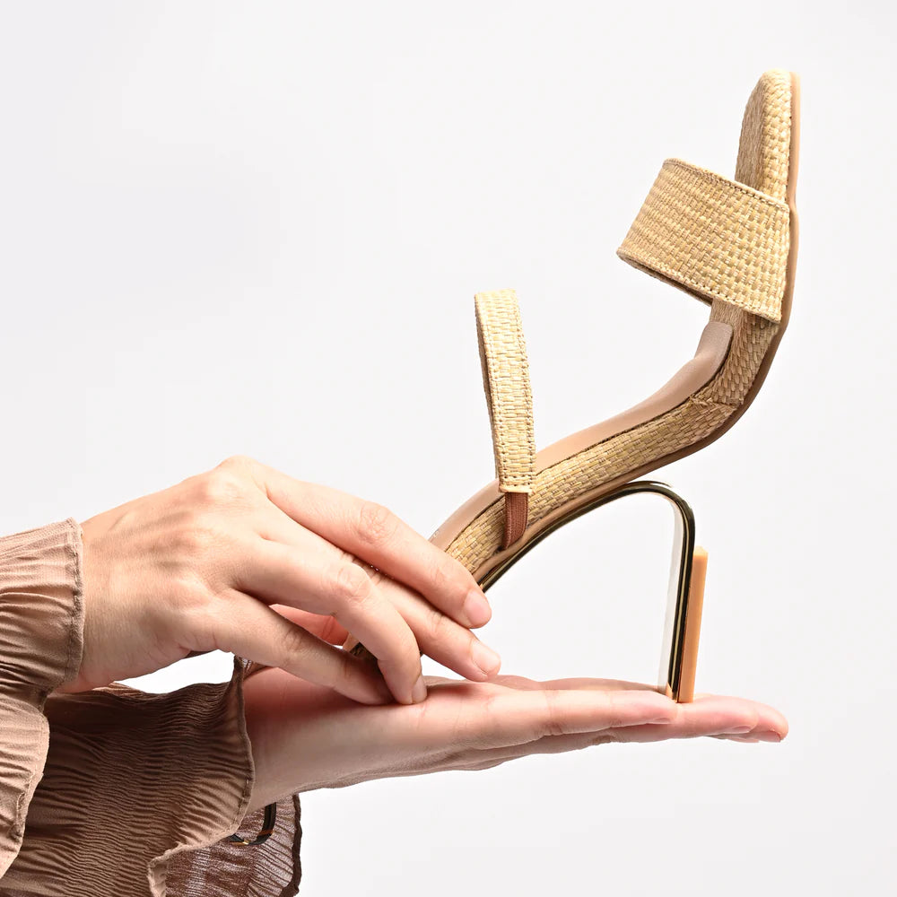 Fondi Raffia Heel