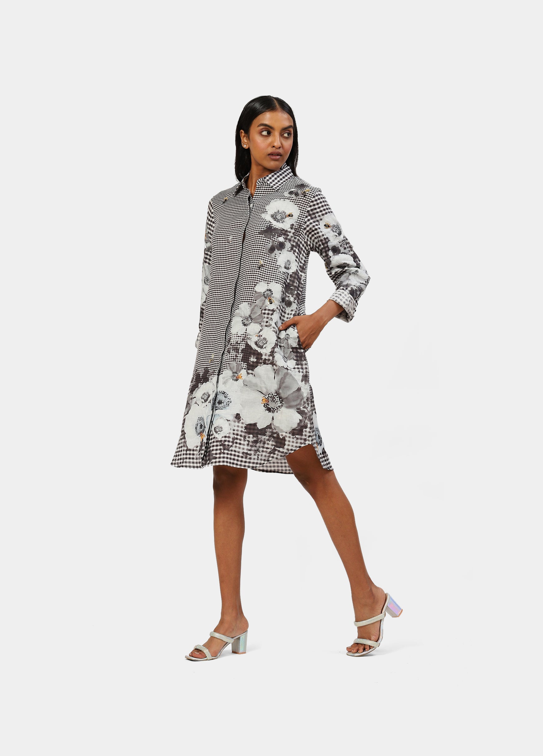 The Black Linen City Tunic